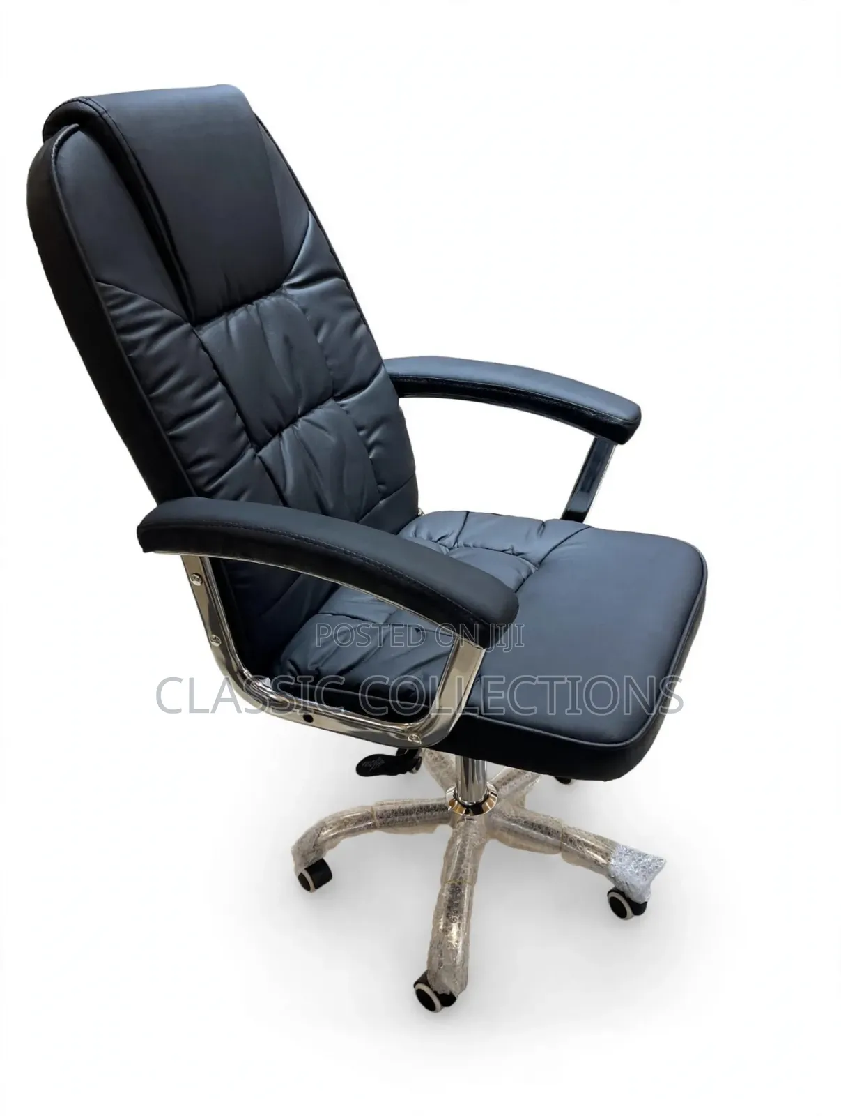 Black Leather Executive Office Chair