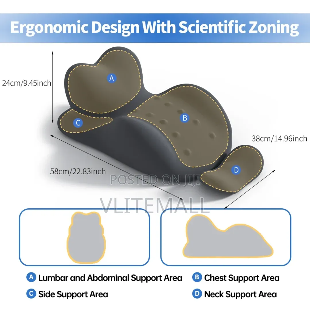 Multifunctional Ergonomic Memory Foam Wedge Pillow