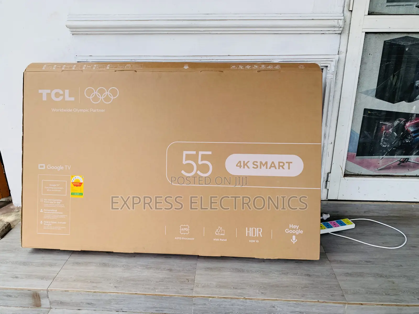Brand New Slim TCL 55′′ 4K UHD 4K Smart Android TV 55P635 Black TV