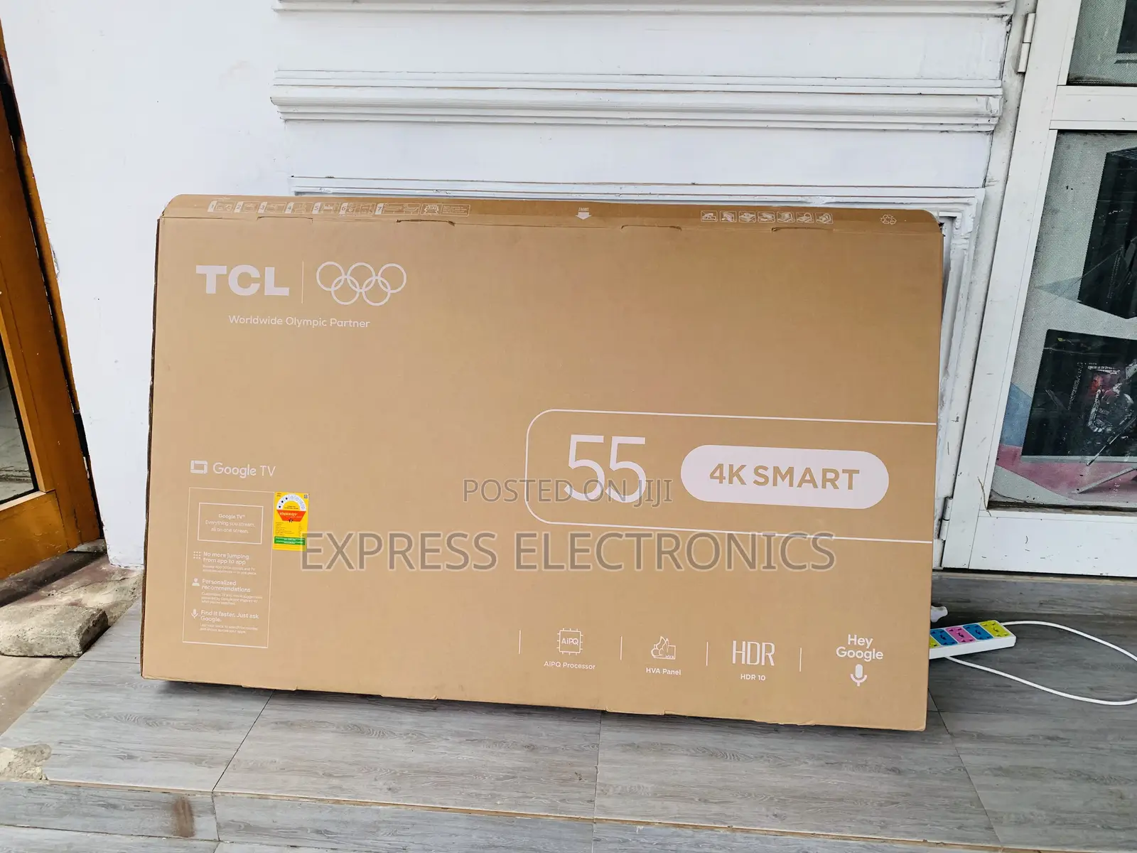 Brand New Slim TCL 55′′ 4K UHD 4K Smart Android TV 55P635 Black TV