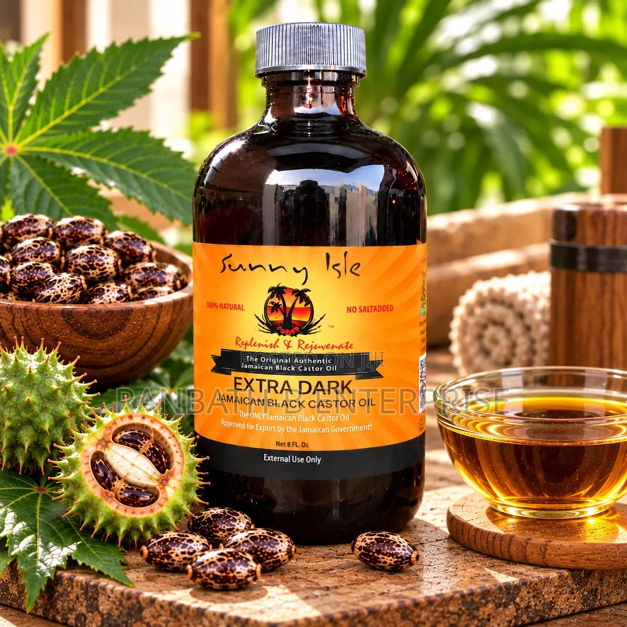 Sunny Isle Extra Dark Jamaican Black Castor Oil 8 Fl Oz