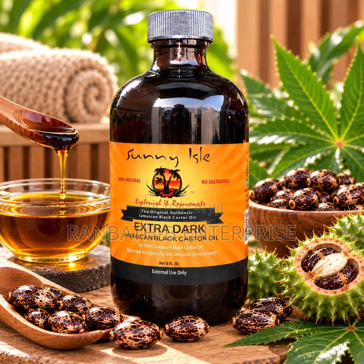 Sunny Isle Extra Dark Jamaican Black Castor Oil 8 Fl Oz