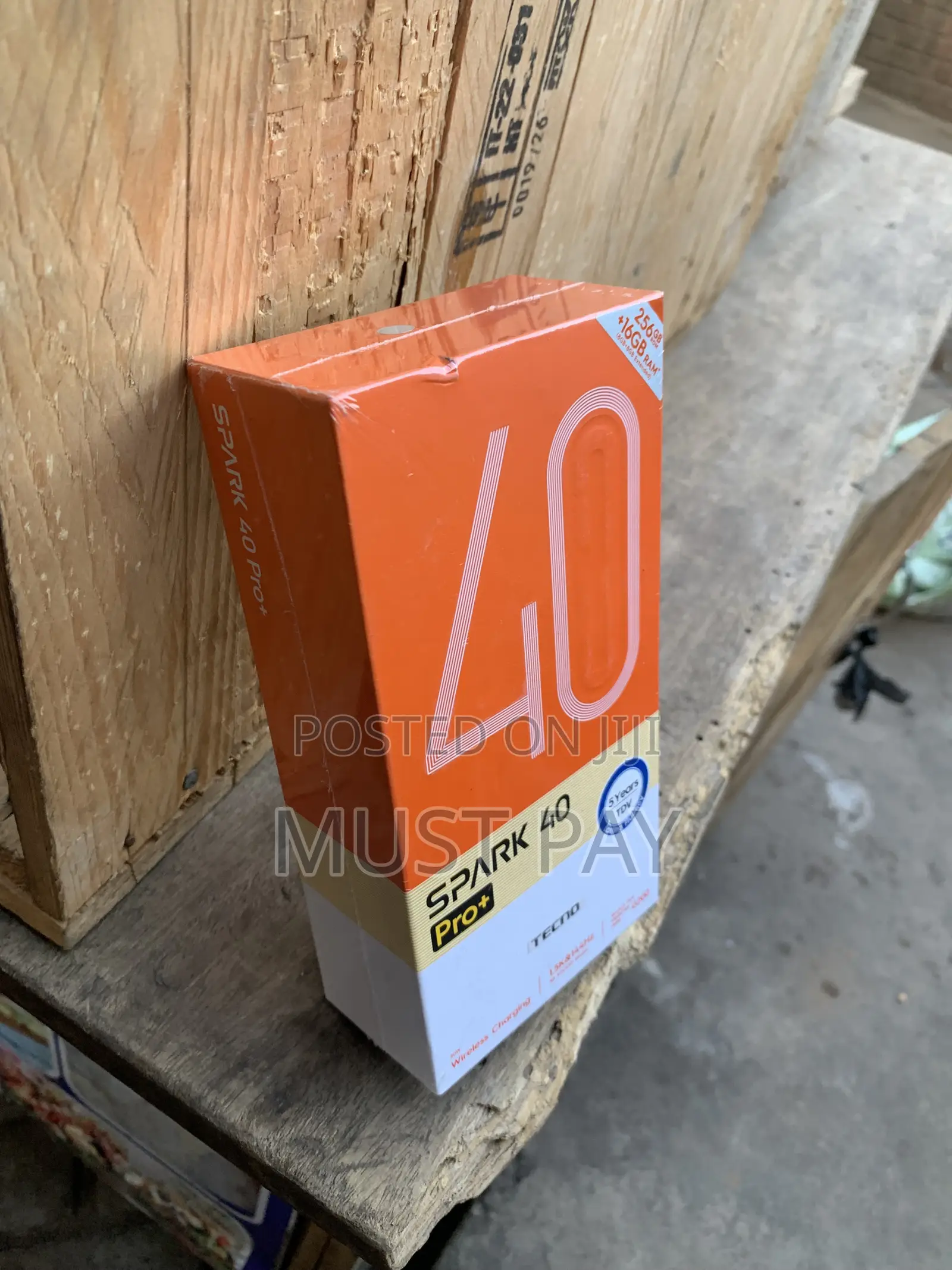 New Tecno Spark 40 Pro+ 256 GB Black