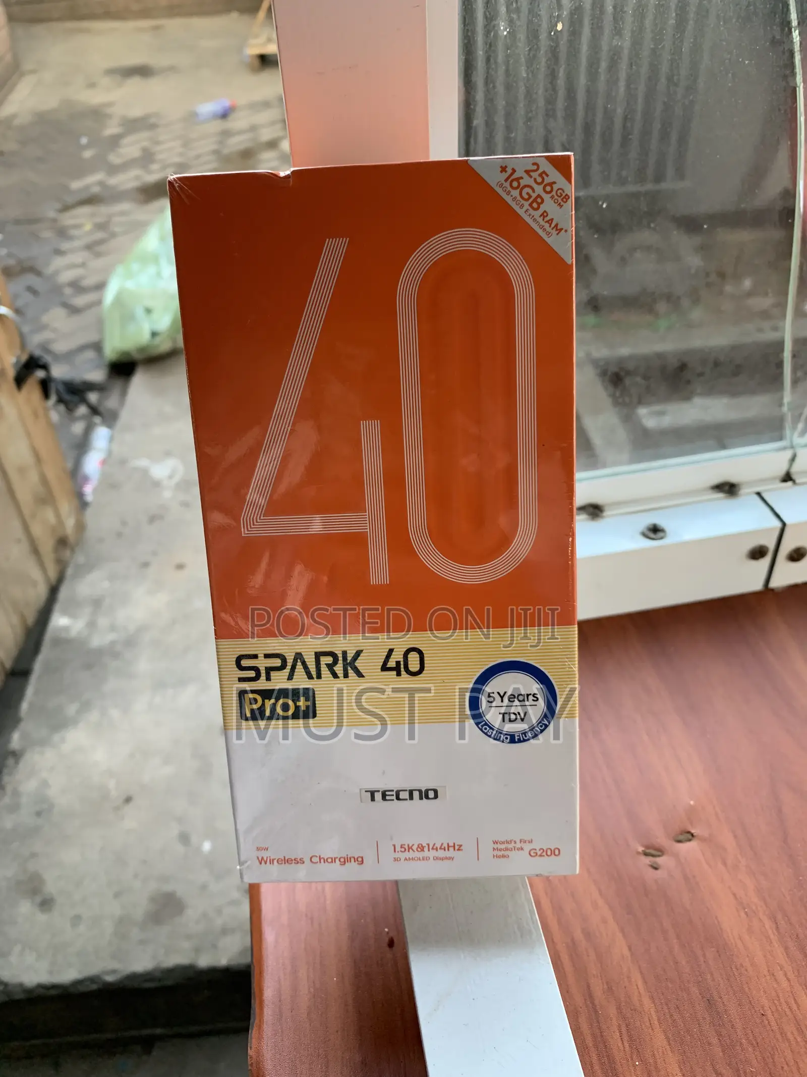 New Tecno Spark 40 Pro+ 256 GB Black