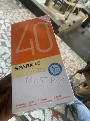 New Tecno Spark 40 256 GB Black