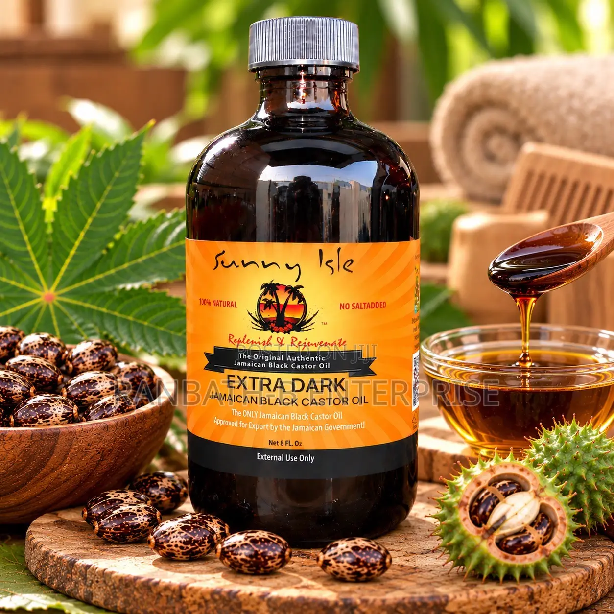 Sunny Isle Jamaican Black Castor Oil for Beard and Hair Grooming
