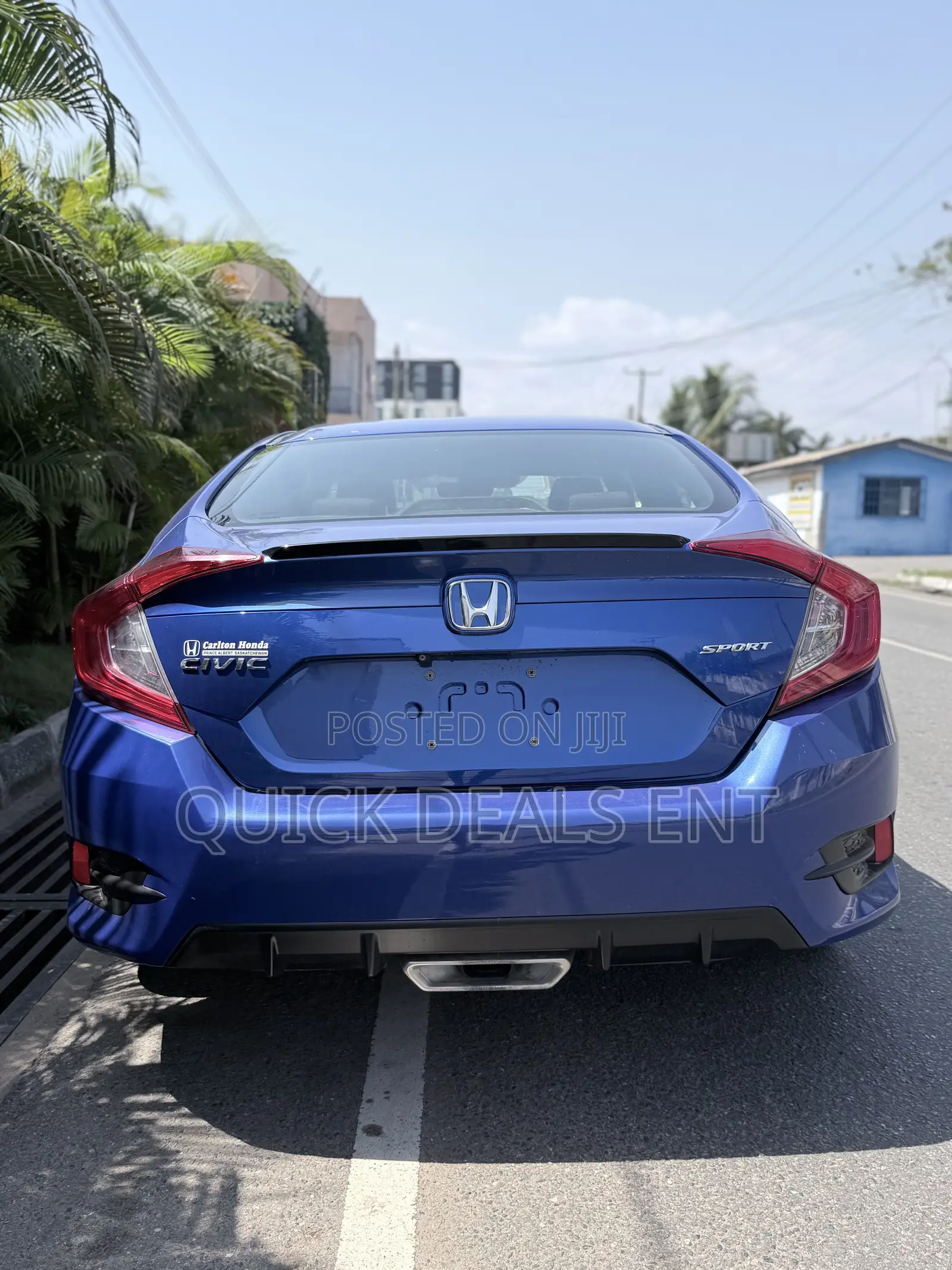 Honda Civic Sport Sedan 2019 Blue