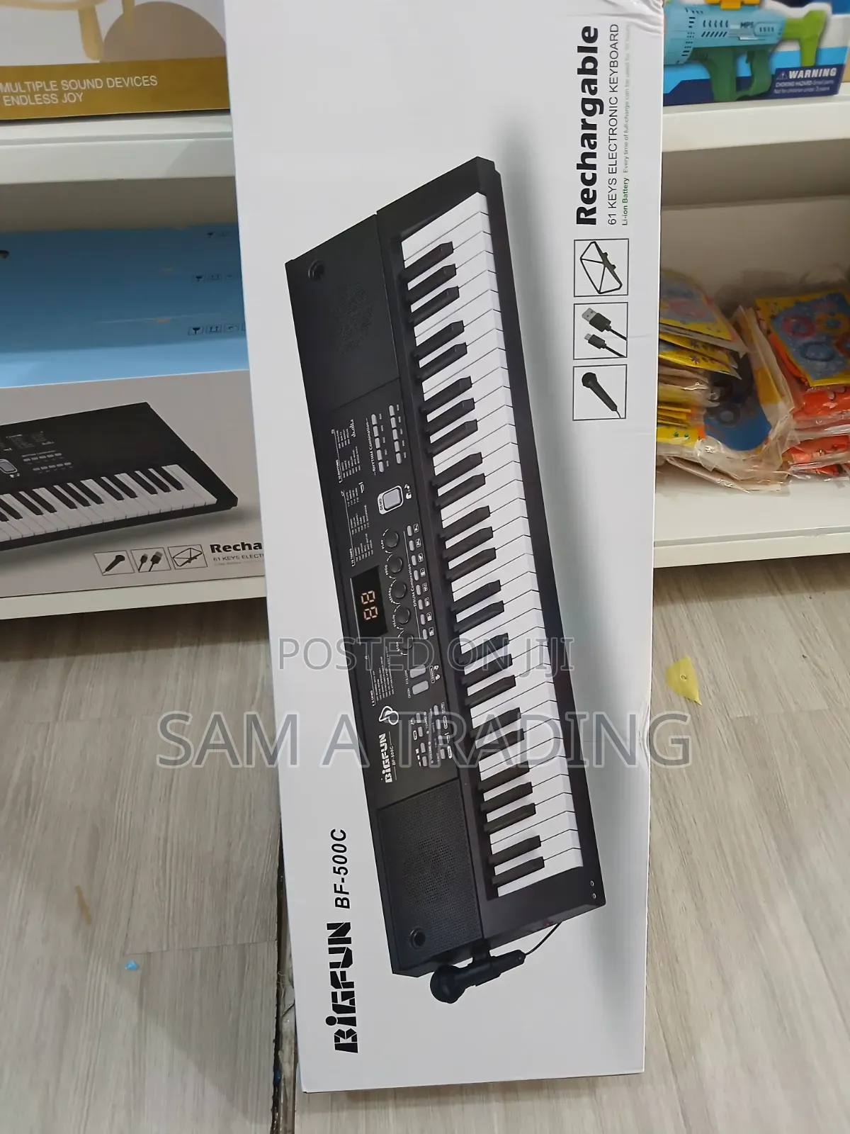 Bf500c 61keys Rechargeable Keyboard for Kids