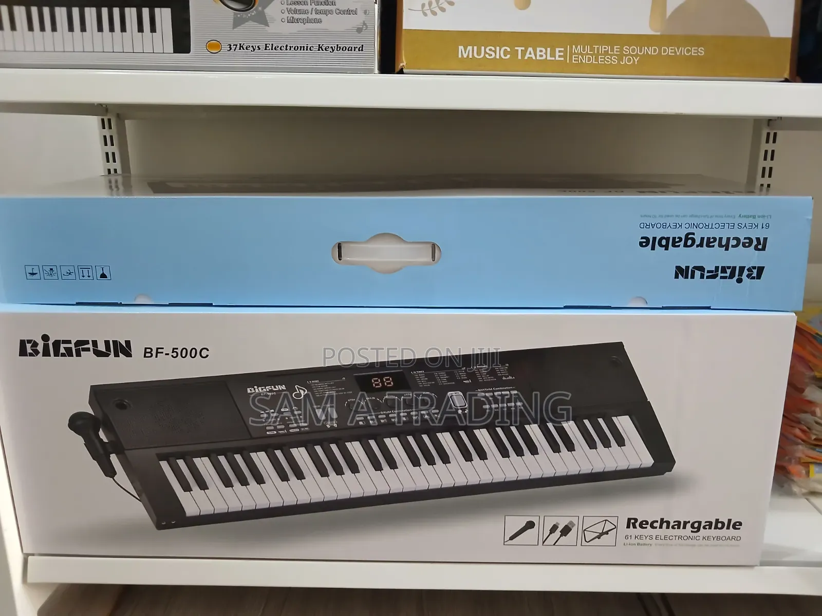 Bf500c 61keys Rechargeable Keyboard for Kids