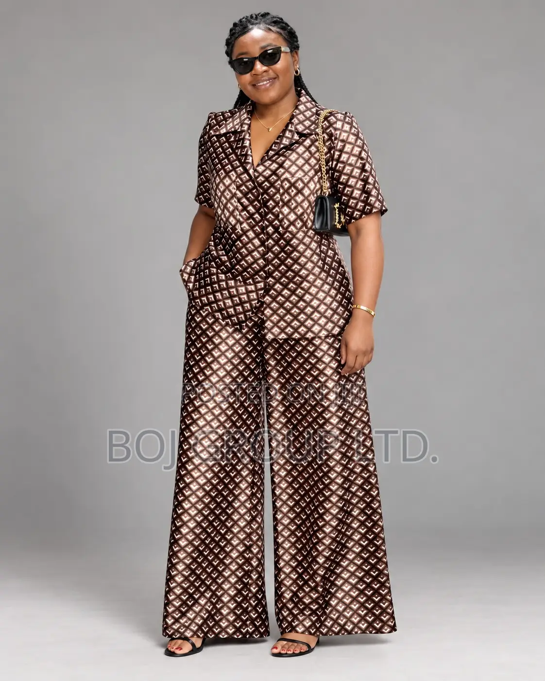 Premium Quality Ladies Shirt & Palazzo Sets–French Fabric, Ghana-Made