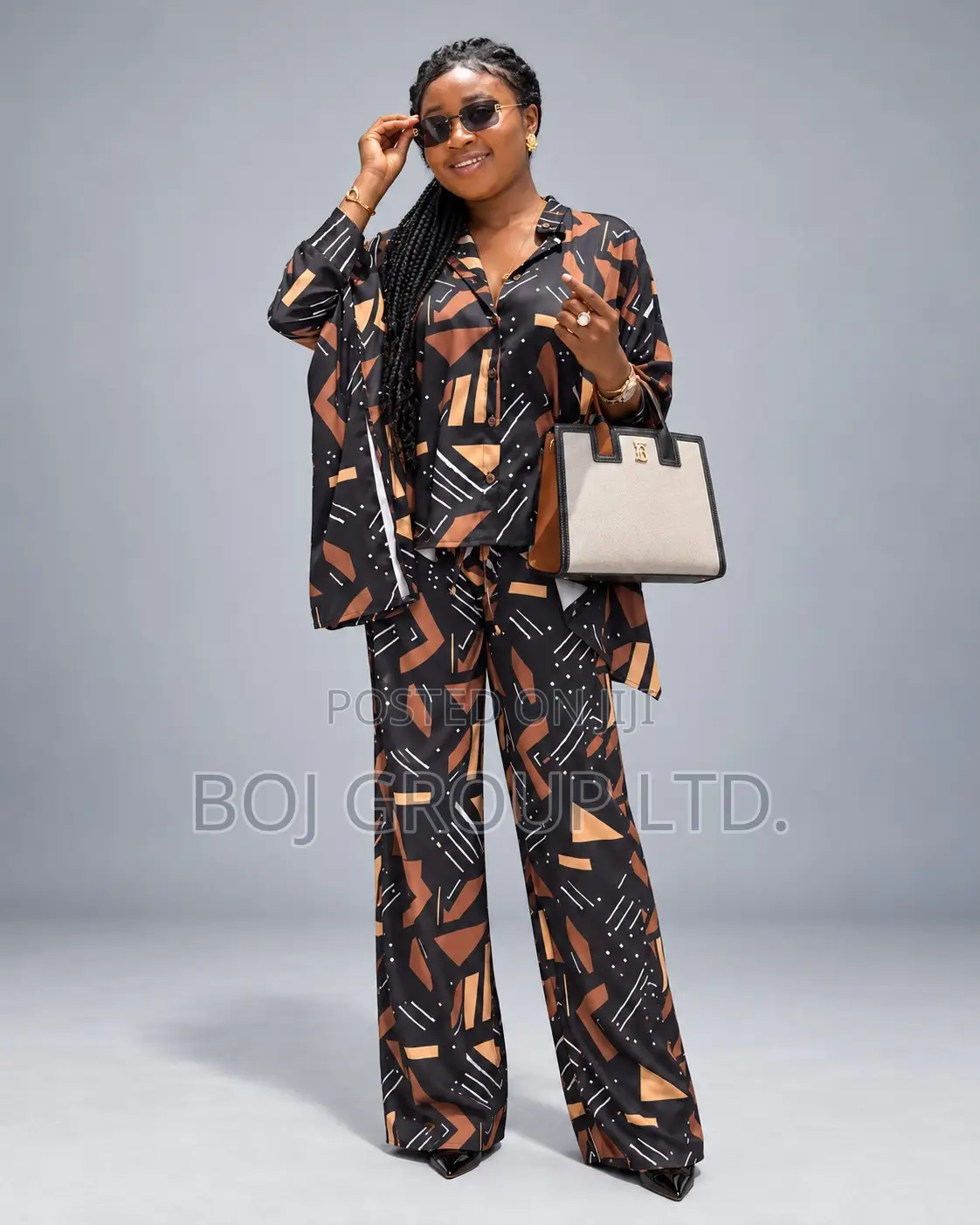 Premium Quality Ladies Shirt & Palazzo Sets–French Fabric, Ghana-Made