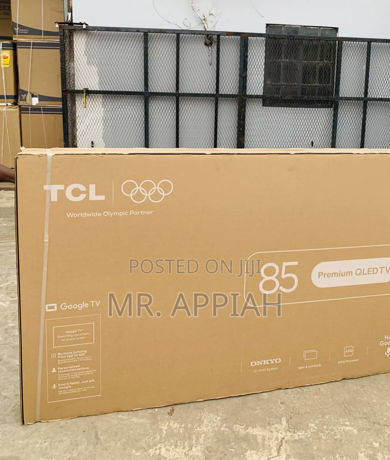 Large Screen TCL 85 Inch 4k Smart Qled Television