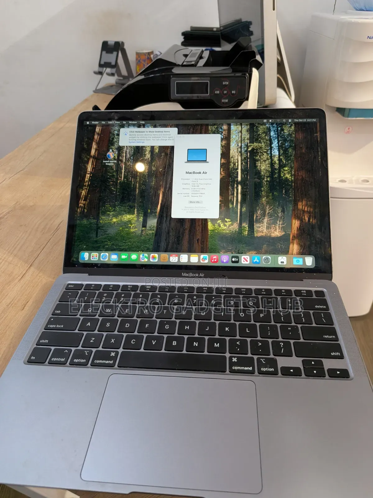 Laptop Apple MacBook Air 2020 8GB Intel Core i3 SSD 256GB