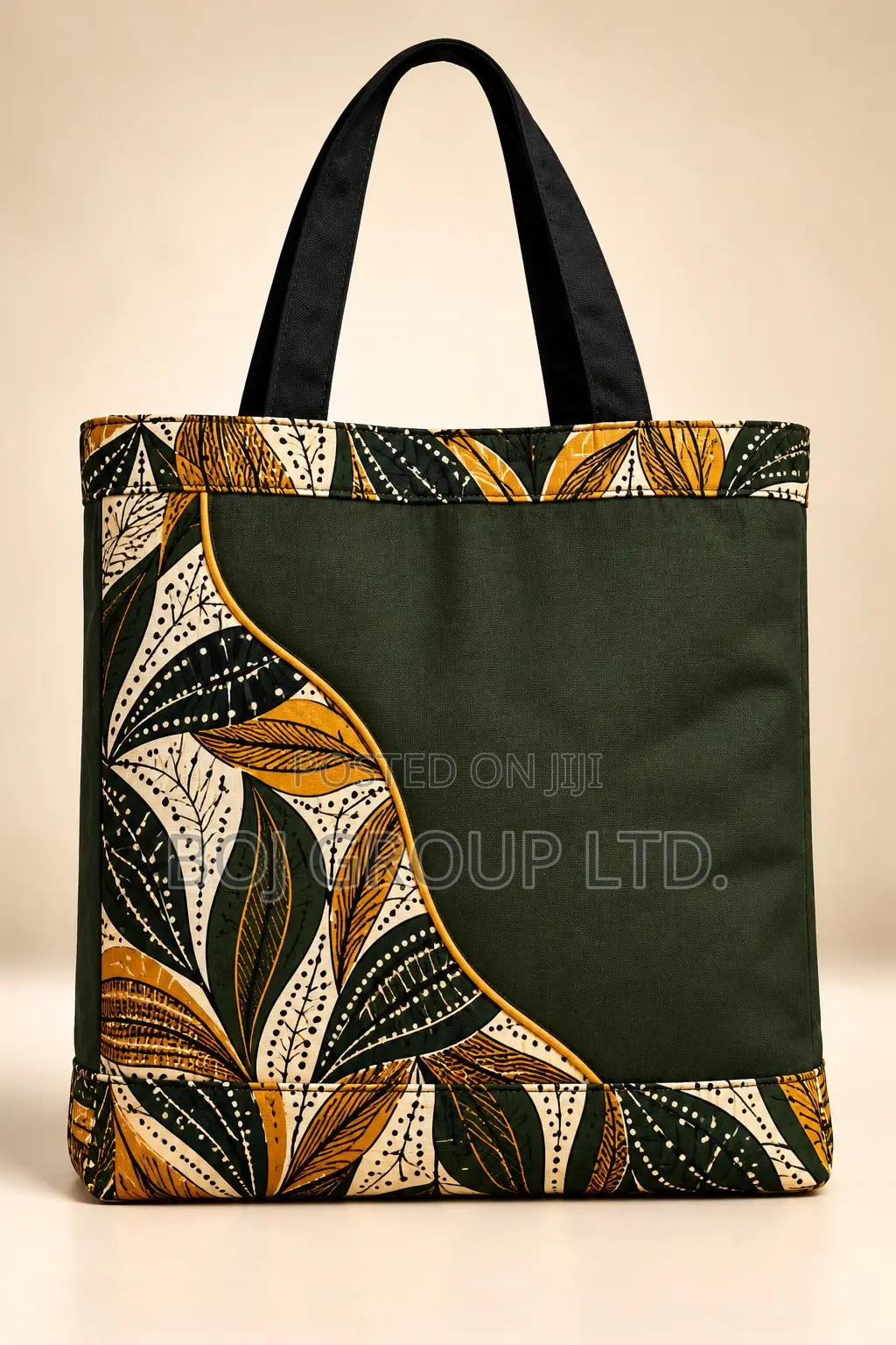 Stylish Tote Bag for Work, School & Travel – Made in Ghana