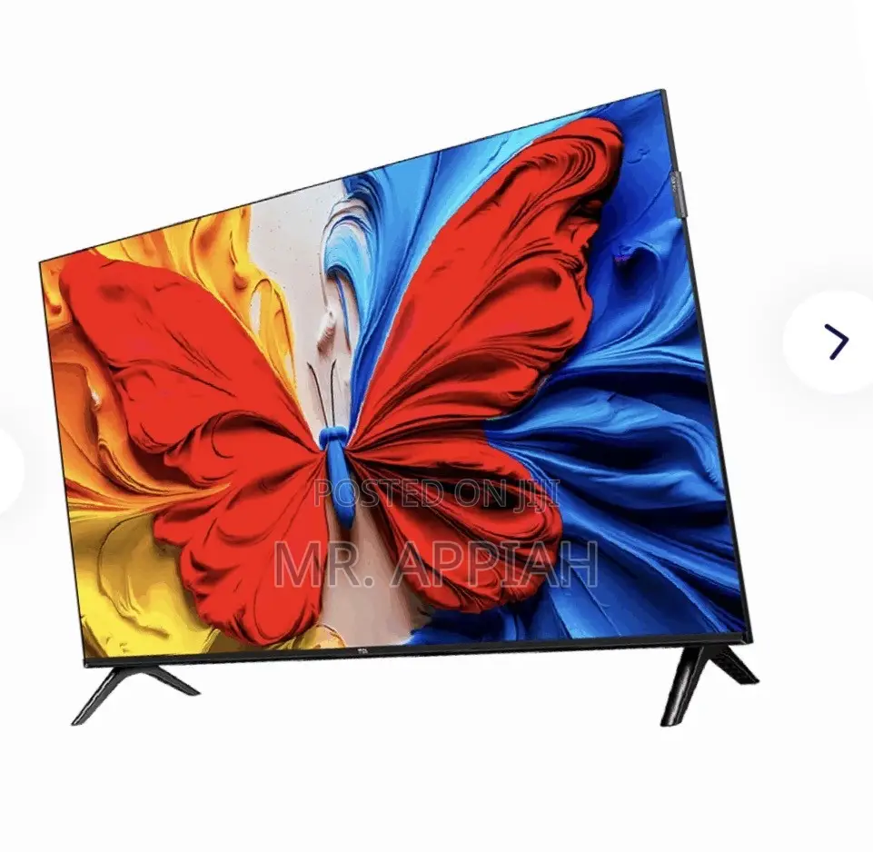 Exceptional Quality TCL 32” Smart Satellite Android Qled TV(Black)