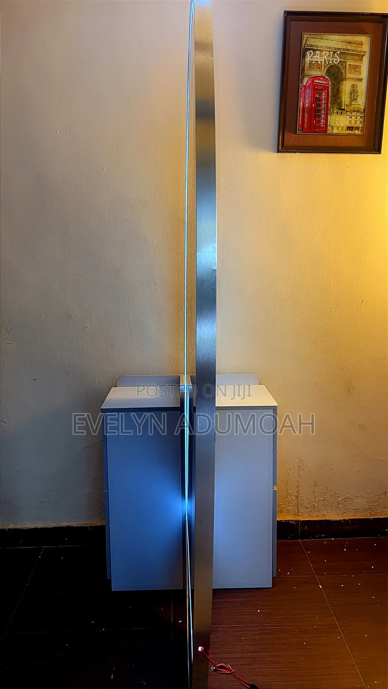 Luxury Double-Sided LED Salon Mirror With Matching Cabinets/Trolleys