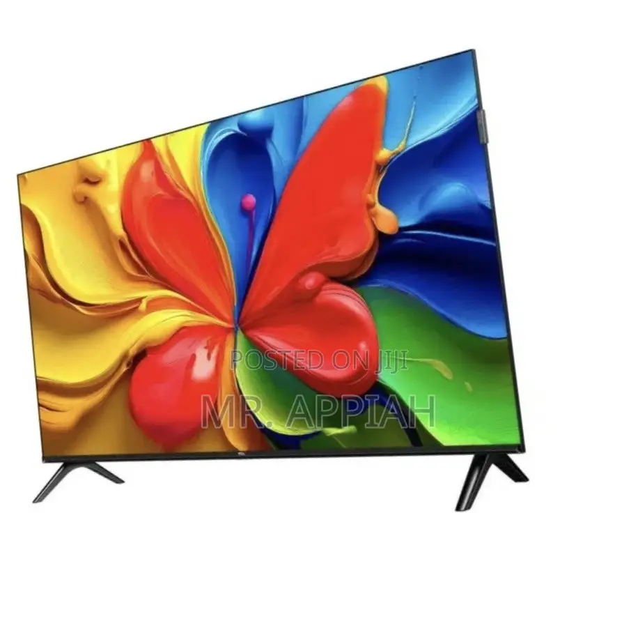 Flat Screen TCL 32” Qled Smart Satellite TV(Remote Control)