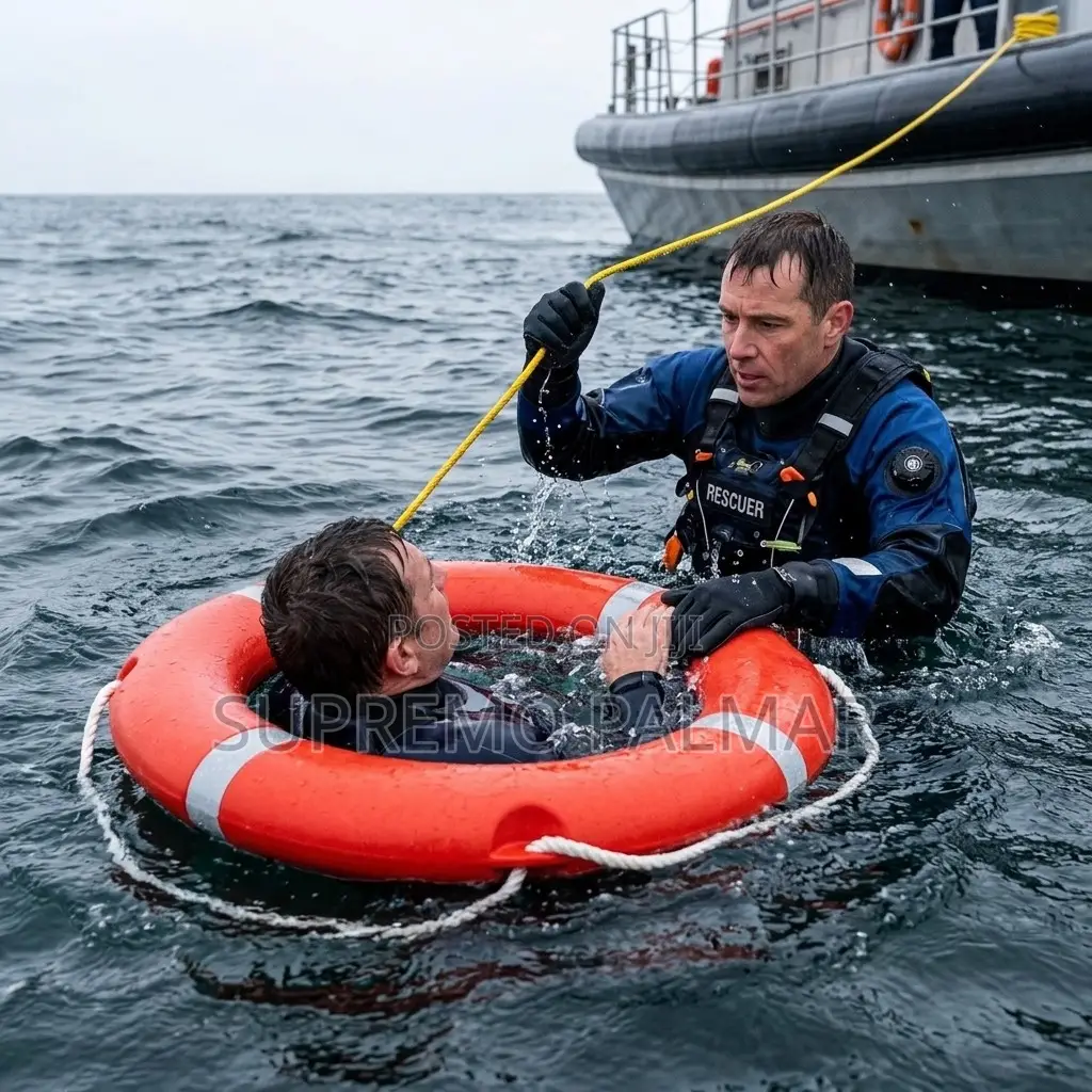 SOLAS Life Buoy Ring 2.5kg With Safety Rope – Marine Rescue