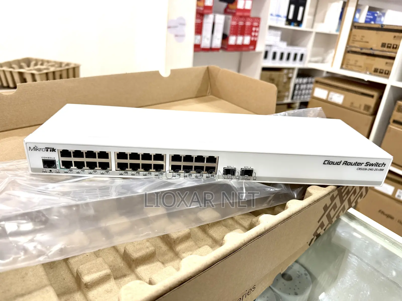 MikroTik CRS326-24G-2S+RM Gigabit Switch