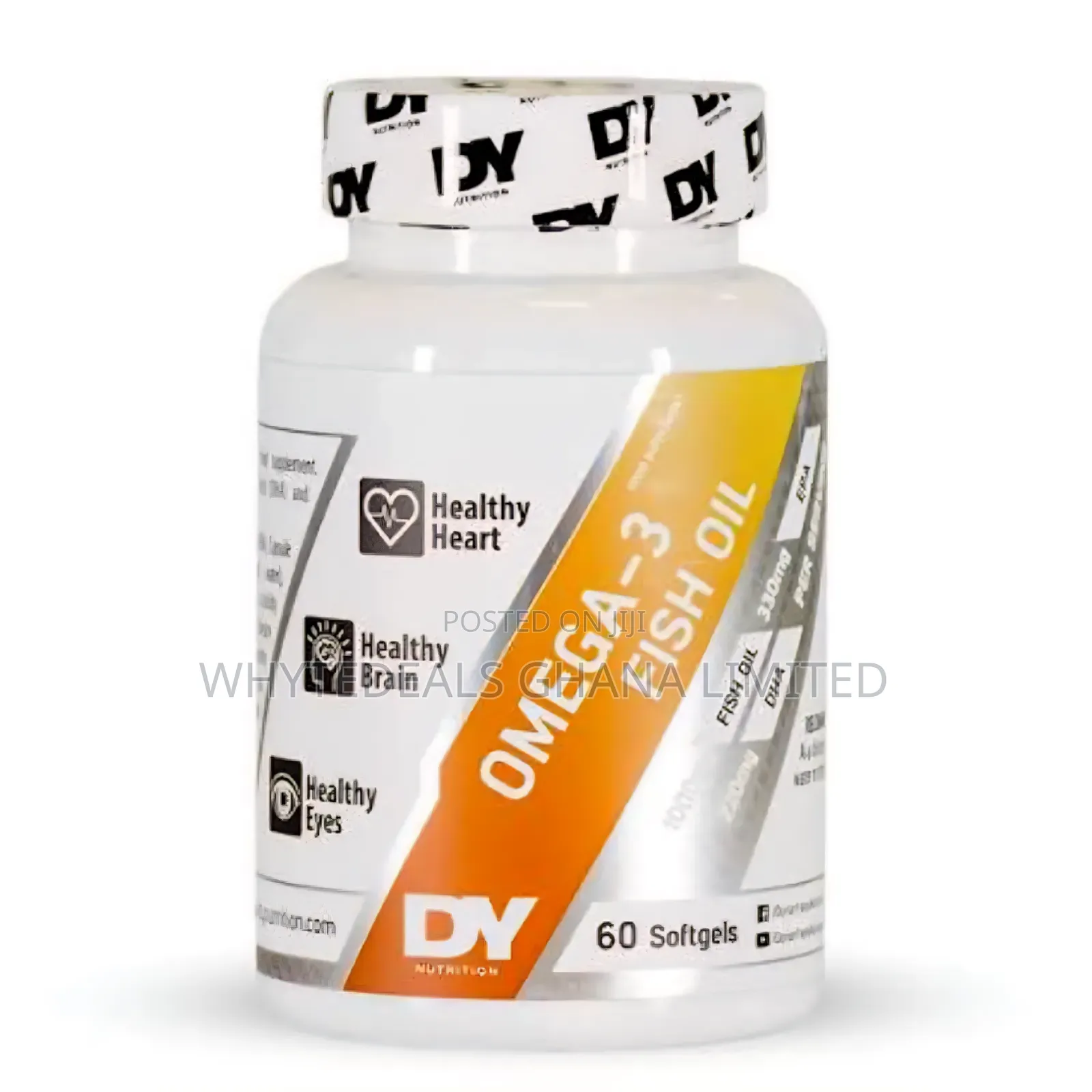Dy Omega-3 Fish Oil| Healthy Heart| Brain| Eyes| Epa| Dha| Joints|knee