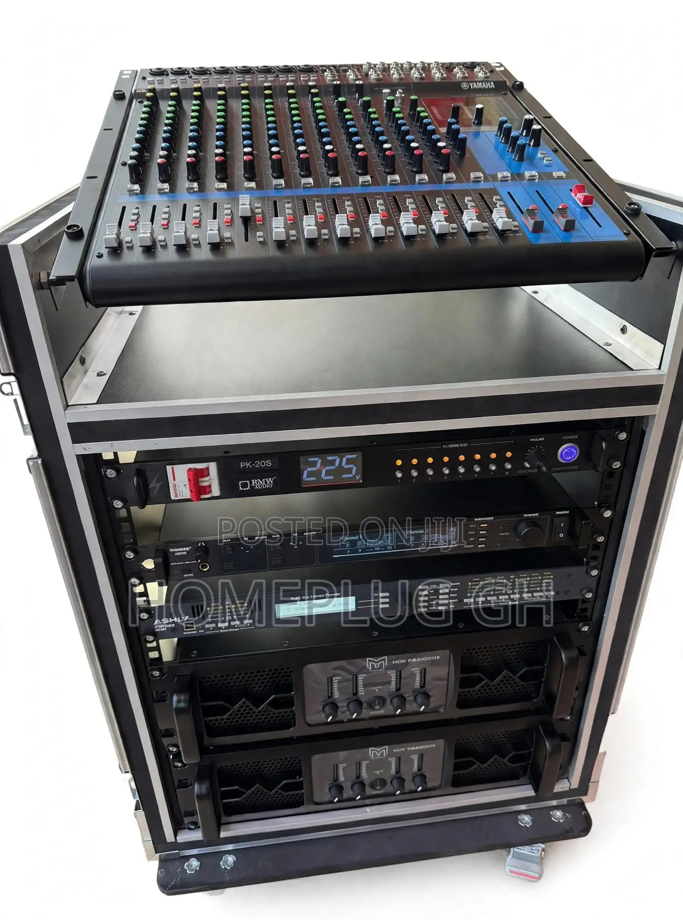 Yamaha Powered Mixer Rack Rig