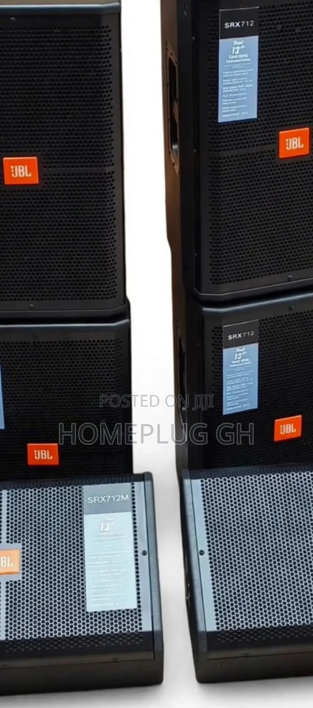 JBL SRX712 Speakers + SRX712M Monitors Set