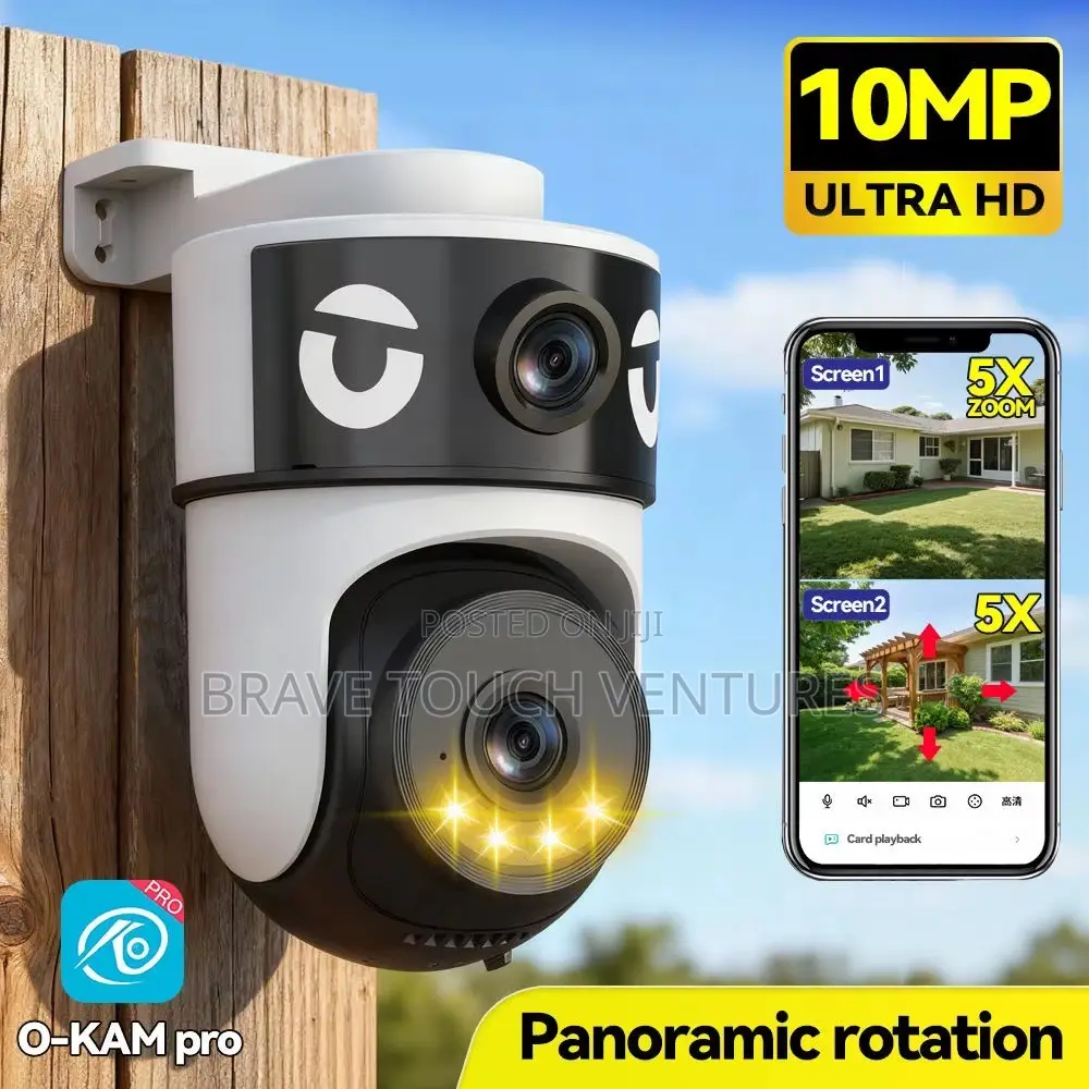 Okam 4K 5G 2 Lens 10MP Motion Detection WiFi CCTV Security Camera