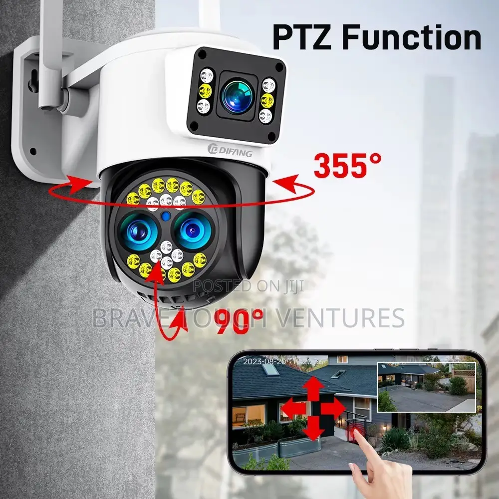 Difang 8MP 10x Zoom 2 Lens Wifi CCTV Secuity Camera