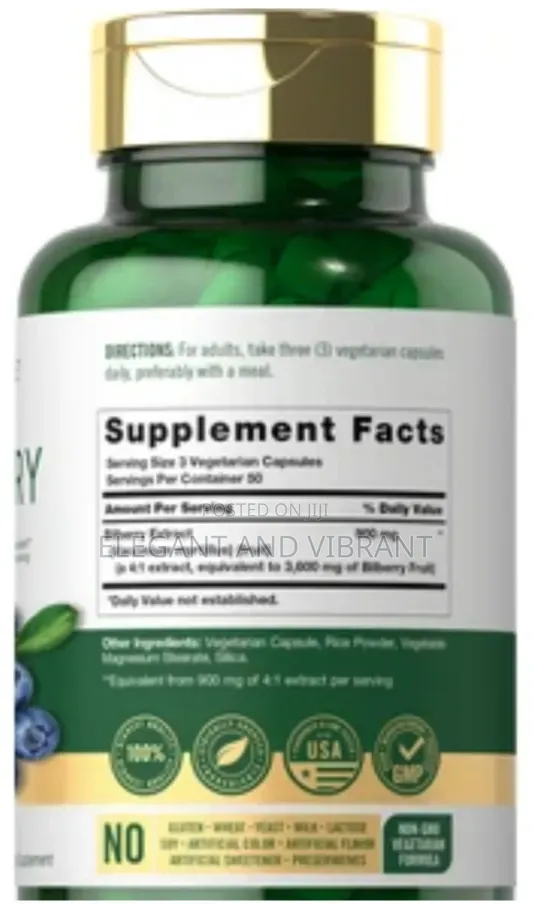 Bilberry Extract | 150 Capsules