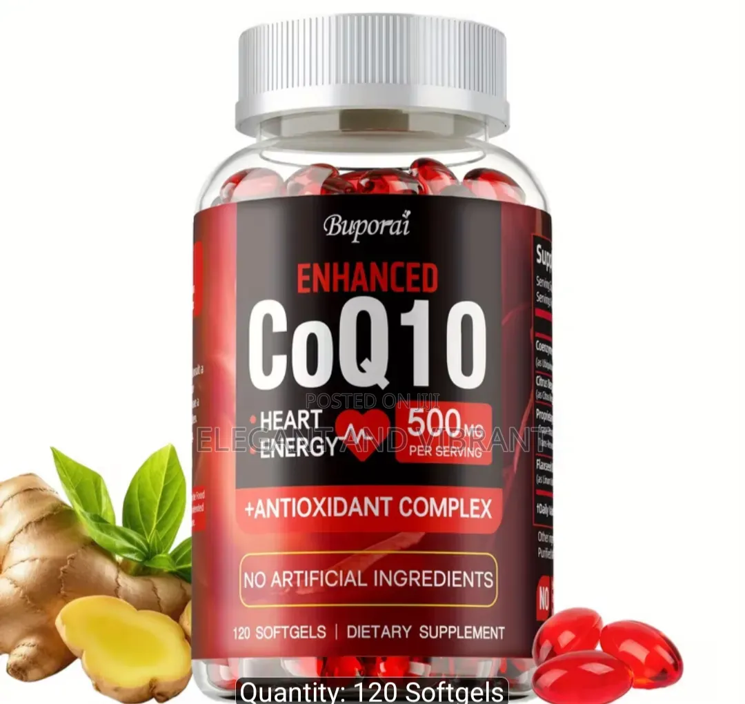 CoQ10 500mg-Supports Heart Health, Energy Antioxidant Sup 120pcs