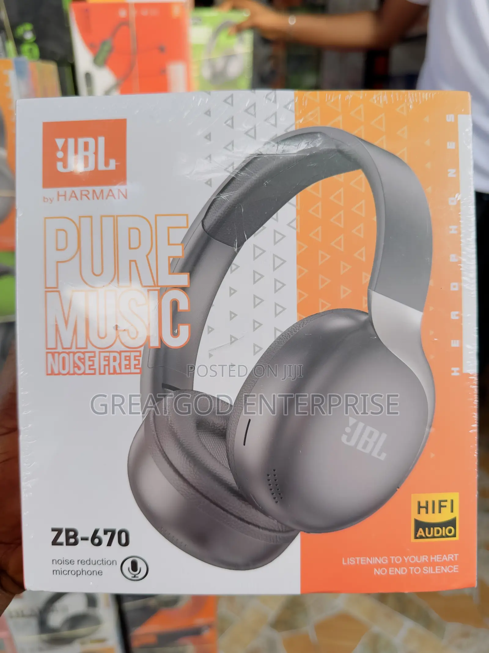 JBL ZB-670 Wireless Noise Reduction Headphones