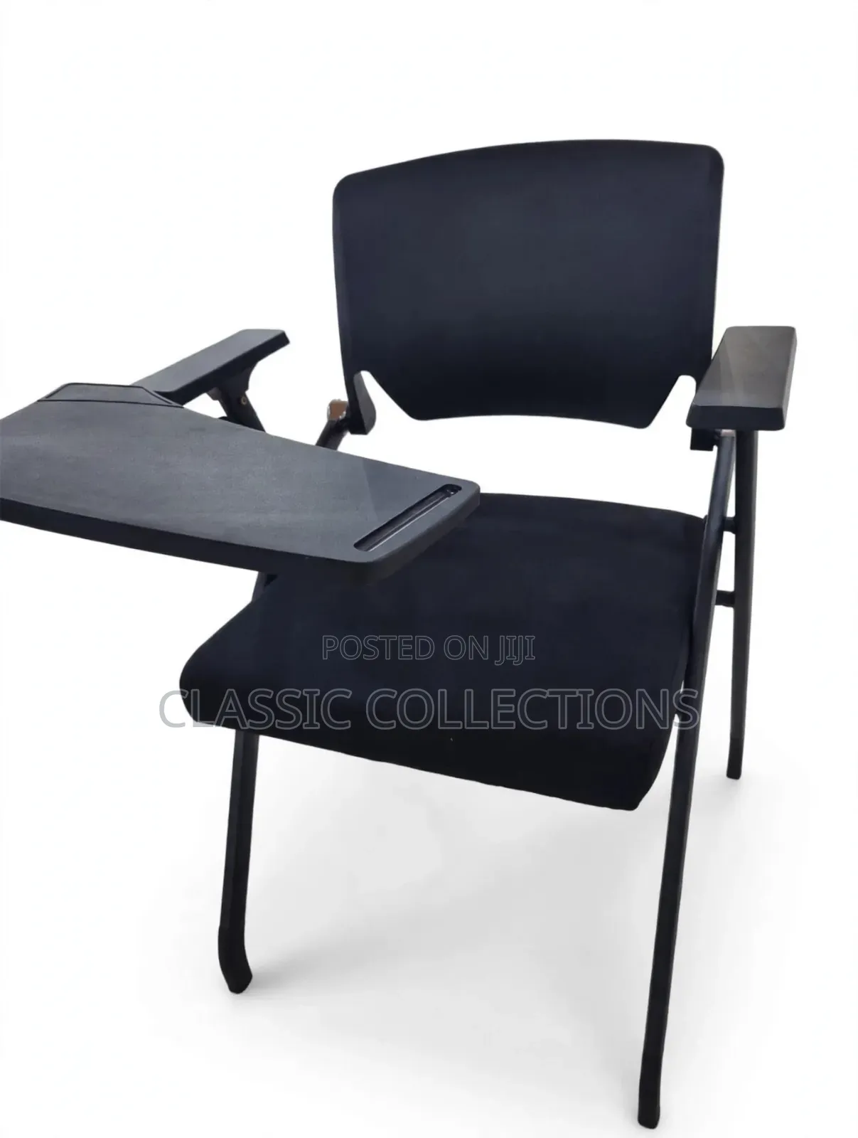 Folding Training Chair With Flip-Up Writing Tablet and Armrests