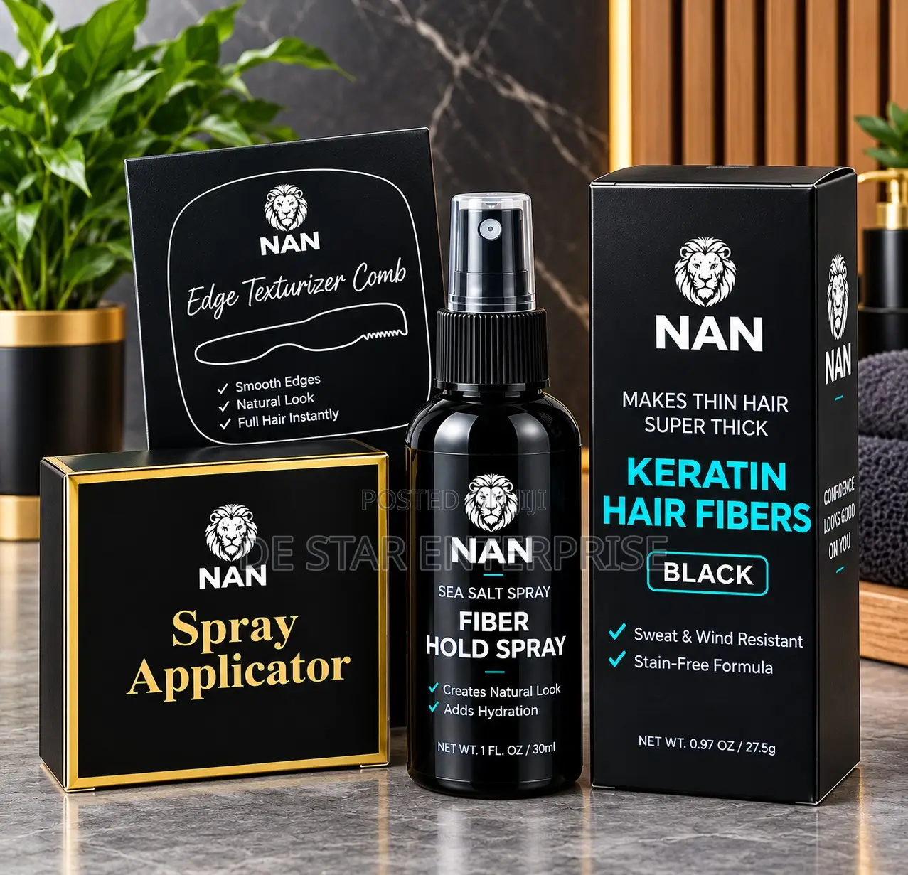 NAN Hair Fibers & Styling Kit
