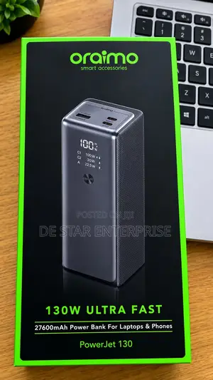 Oraimo PowerJet 130 Ultra Fast 27600mAh Portable Power Bank