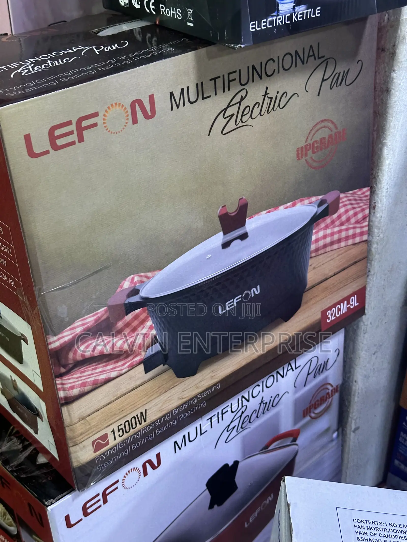 Multifunctional Electric Hot Pan, 1500W 9Liters