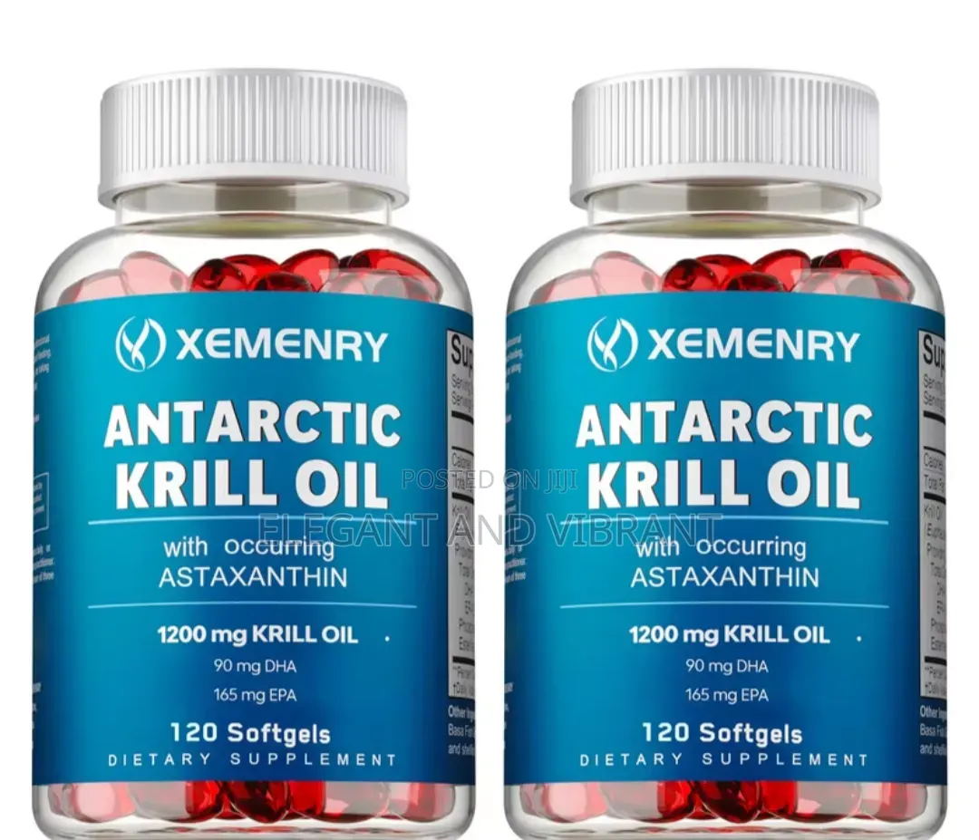 Antarctic Krill Oil Capsules - With Omega-3 EPA,DHA,Astaxanthin,Phosp