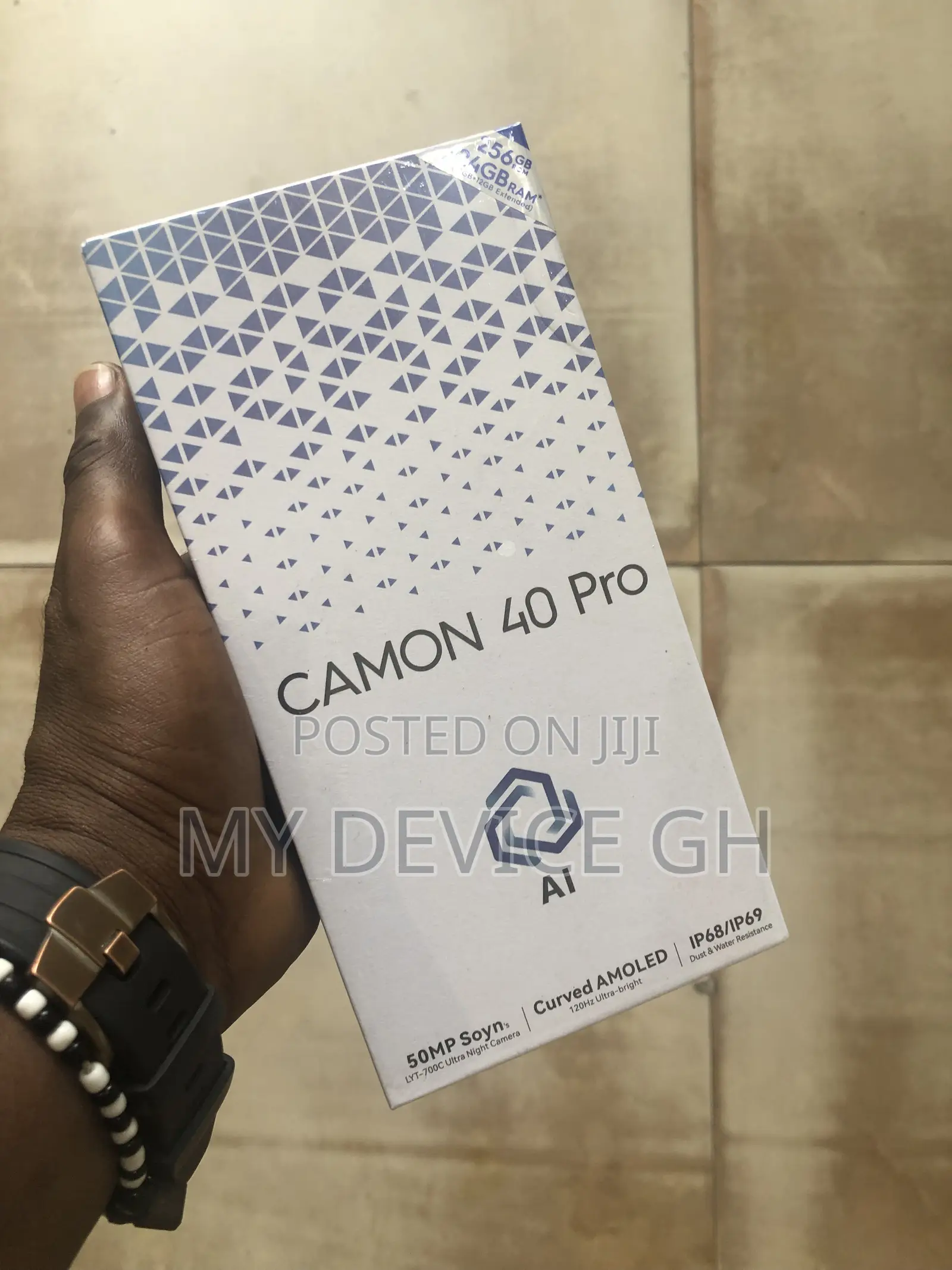 New Tecno Camon 40 Pro 5G 256 GB Black