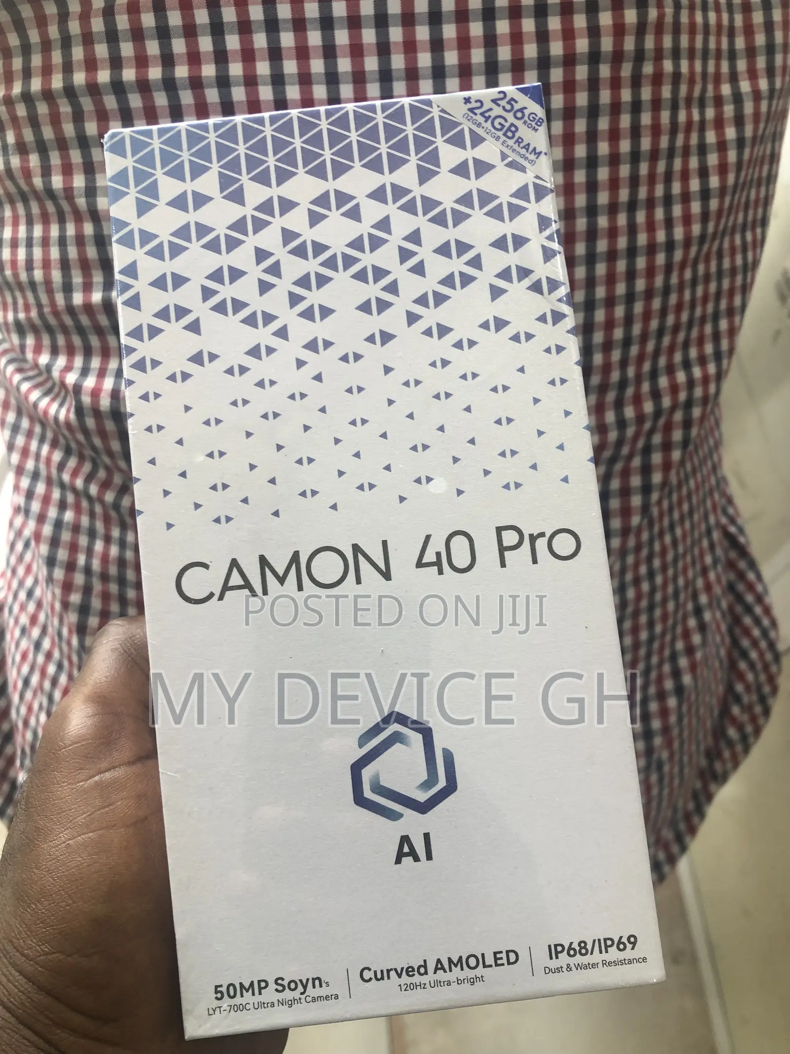 New Tecno Camon 40 Pro 5G 256 GB Black