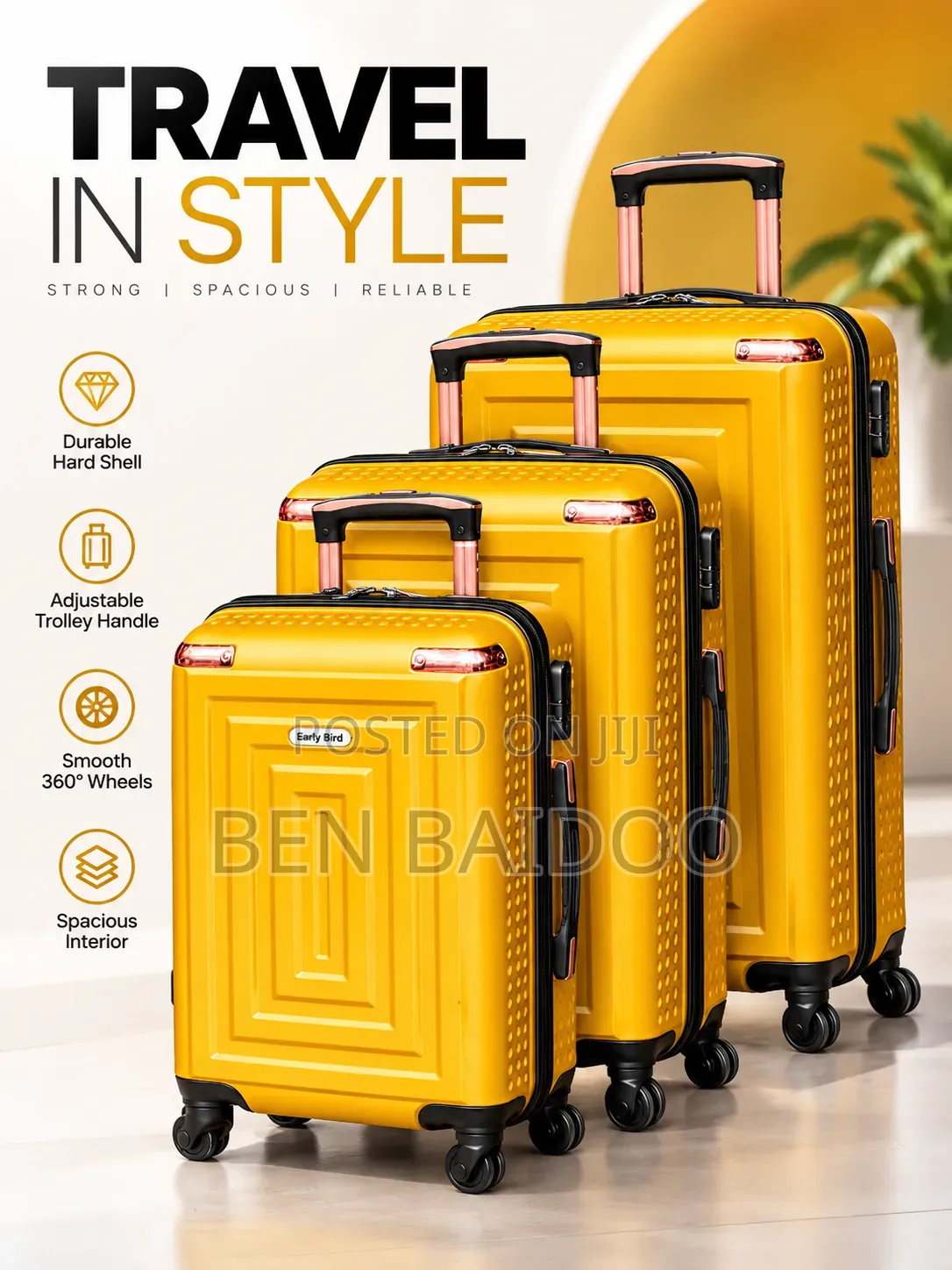 Authentic Travelling Bags 3in1 (Travel in Style)
