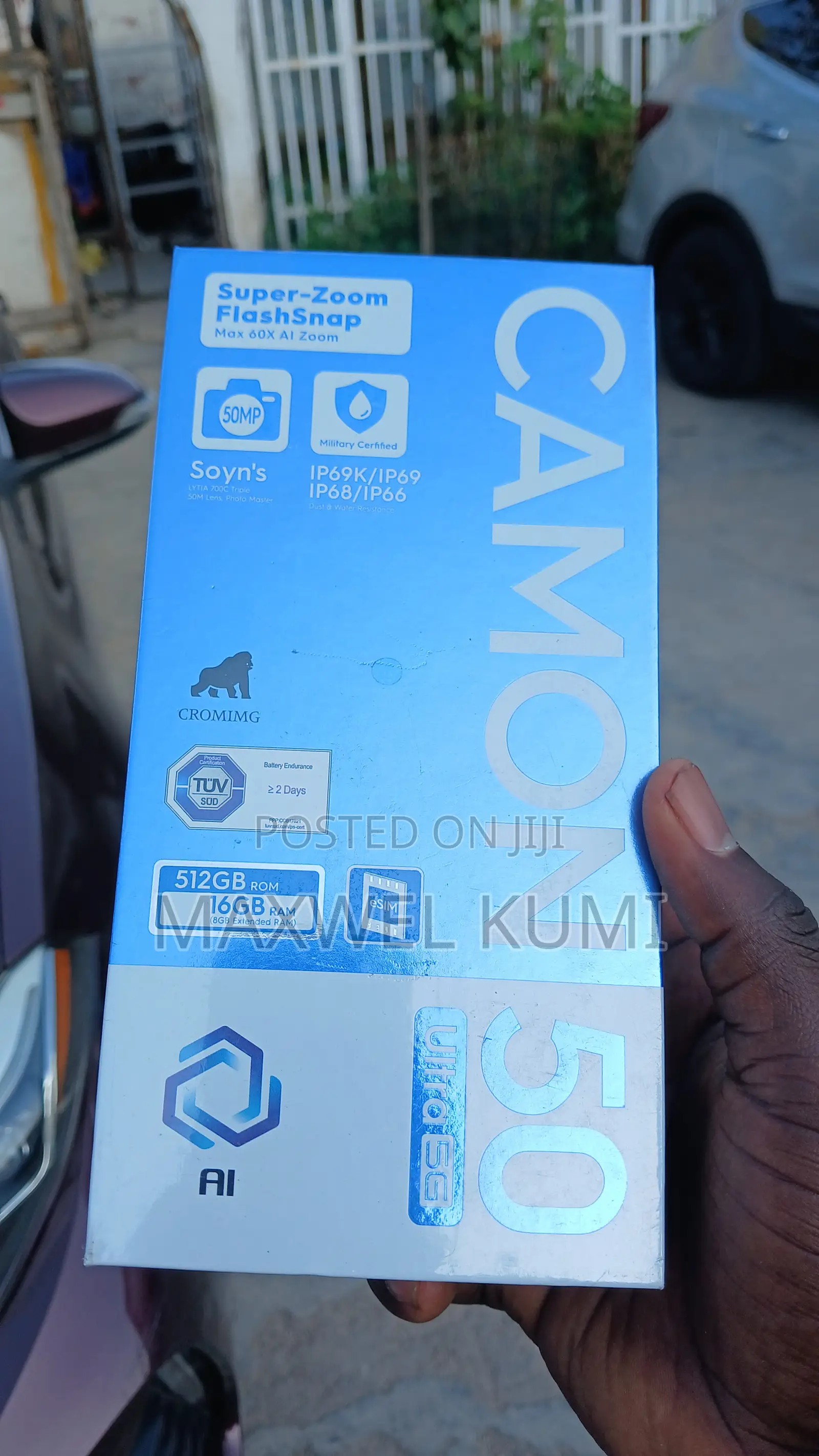 New Tecno Camon 50 Ultra 512 GB Black