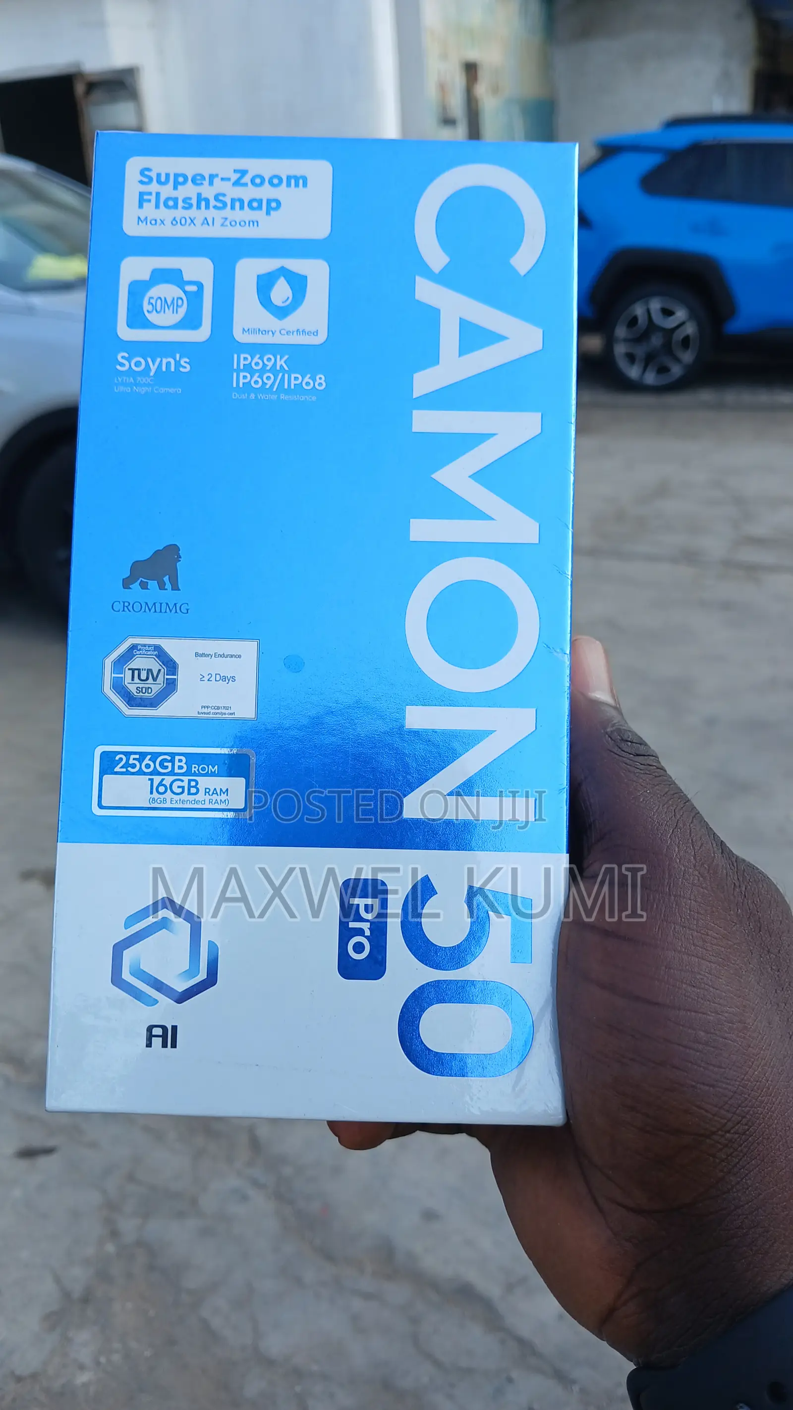 New Tecno Camon 50 Pro 256 GB Black