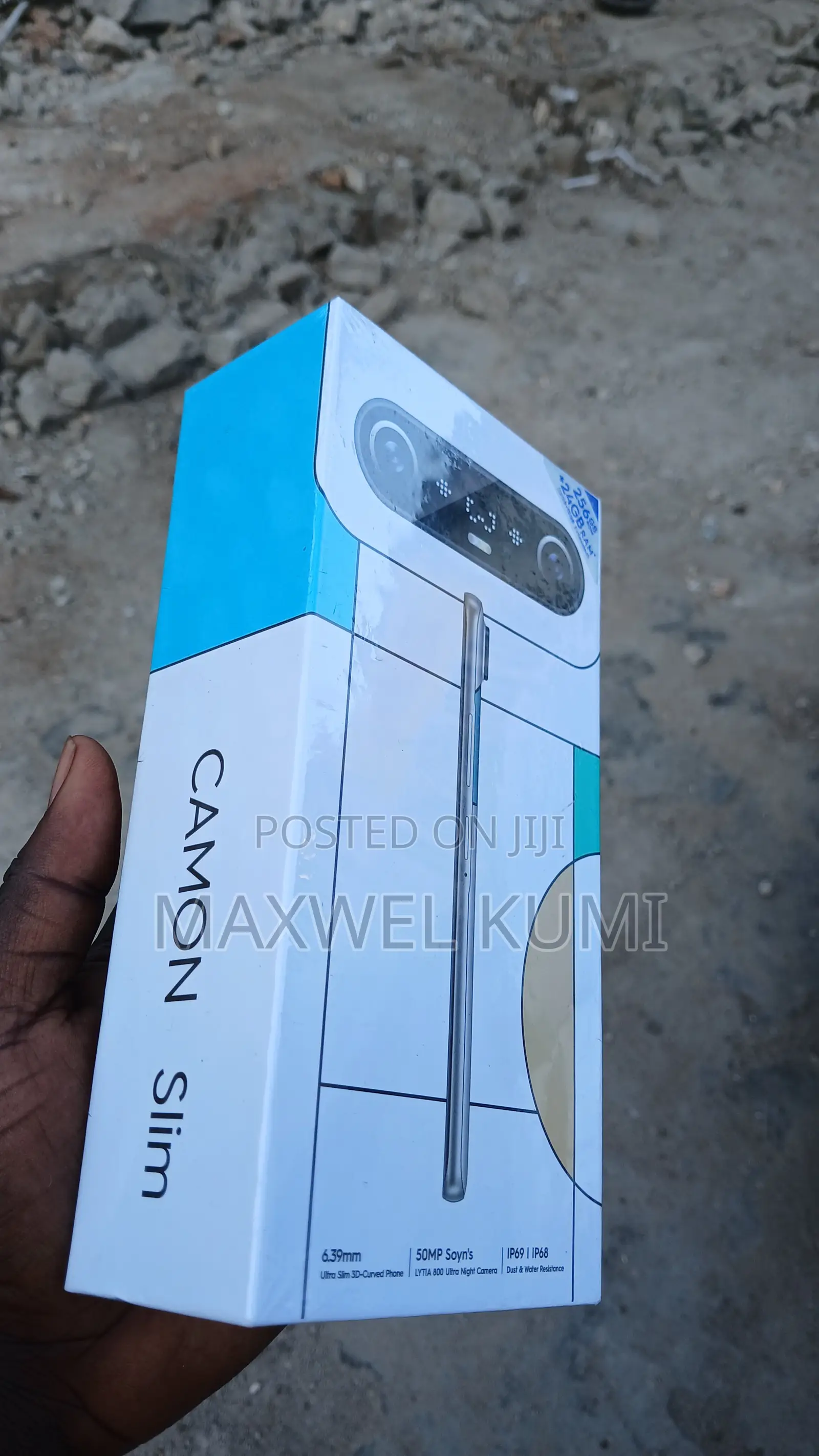 New Tecno Camon Slim 256 GB Black