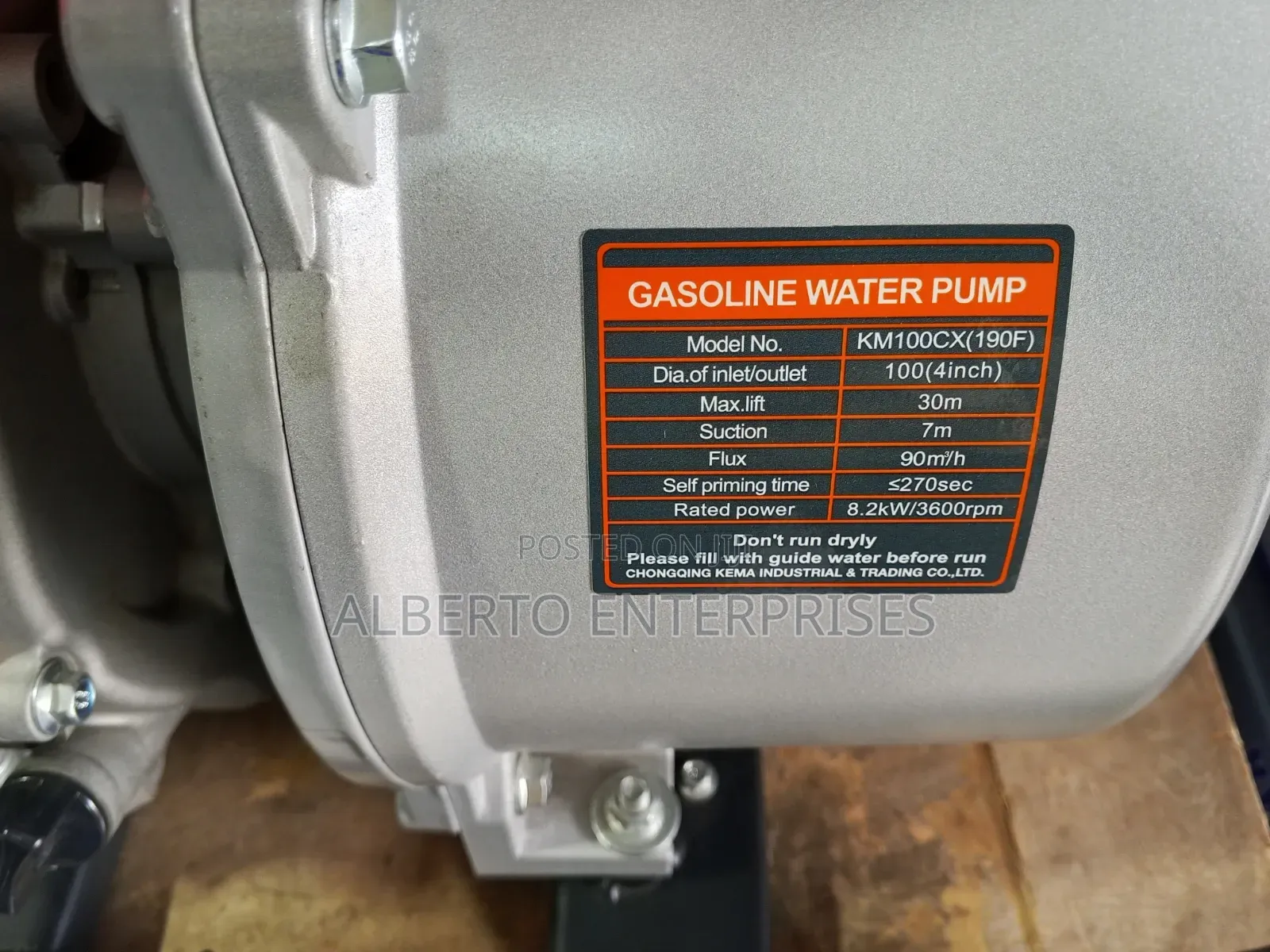 Kemage4 Inches 15hp Water Pump