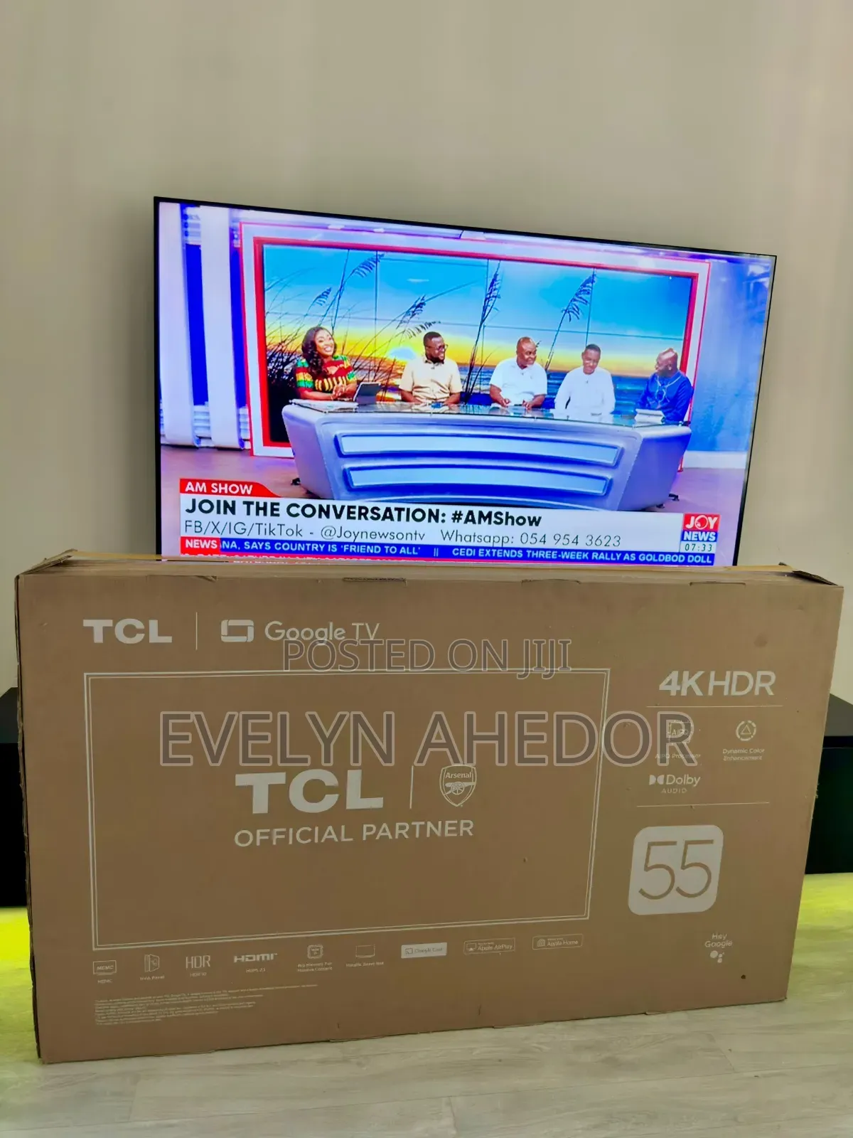 Half Used of TCL 55 Inches for Sale
