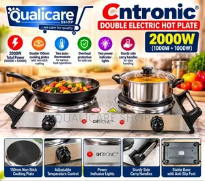Cntronic Double Electric Hot Plate (2000W)