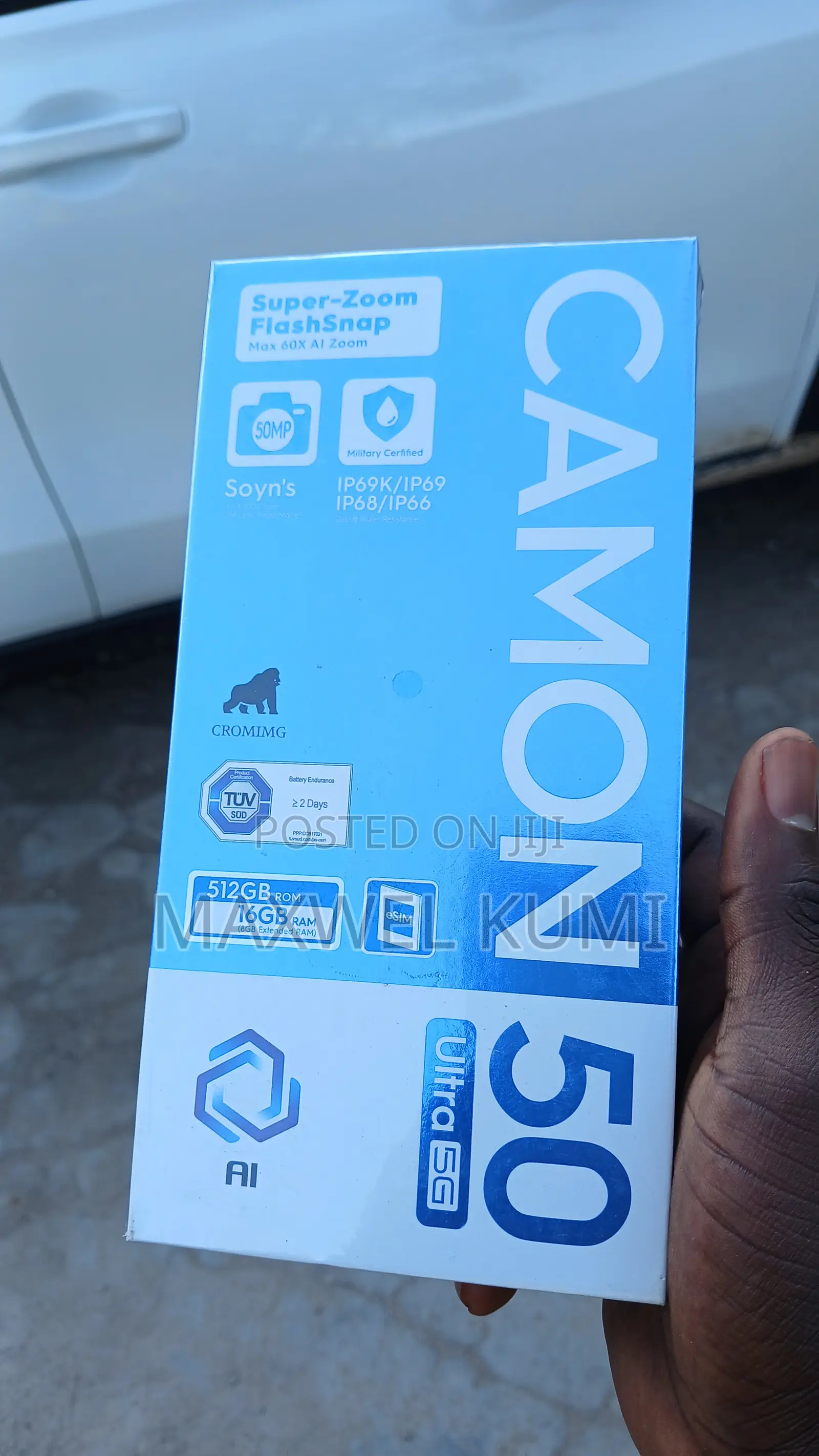 New Tecno Camon 50 Ultra 512 GB Black