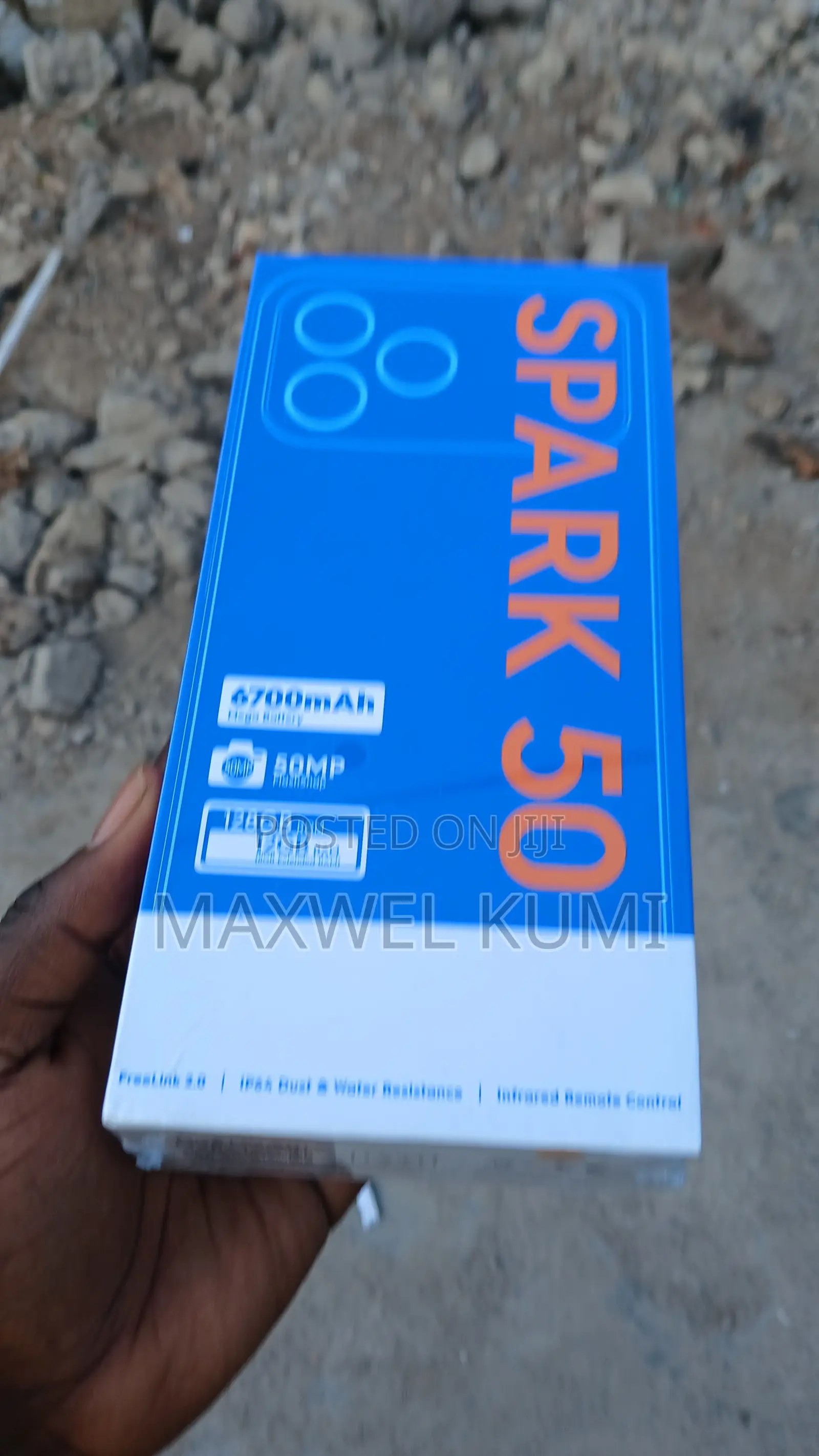 New Tecno Spark 50 128 GB Black