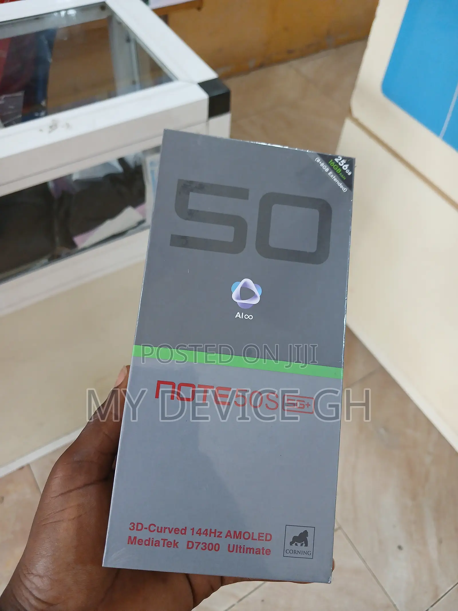 New Infinix Note 50s 256 GB Black