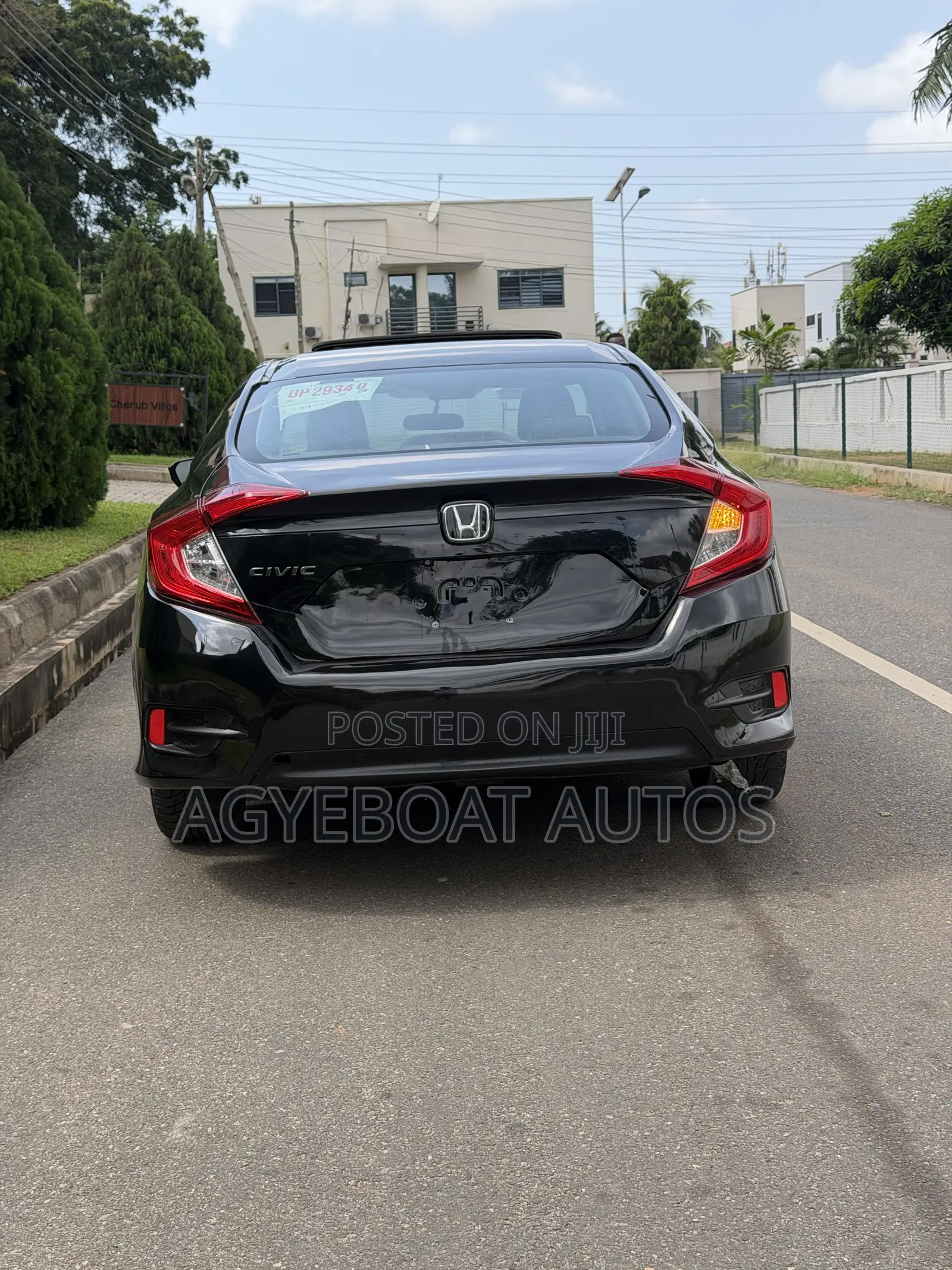 Honda Civic EX Sedan 2018 Black