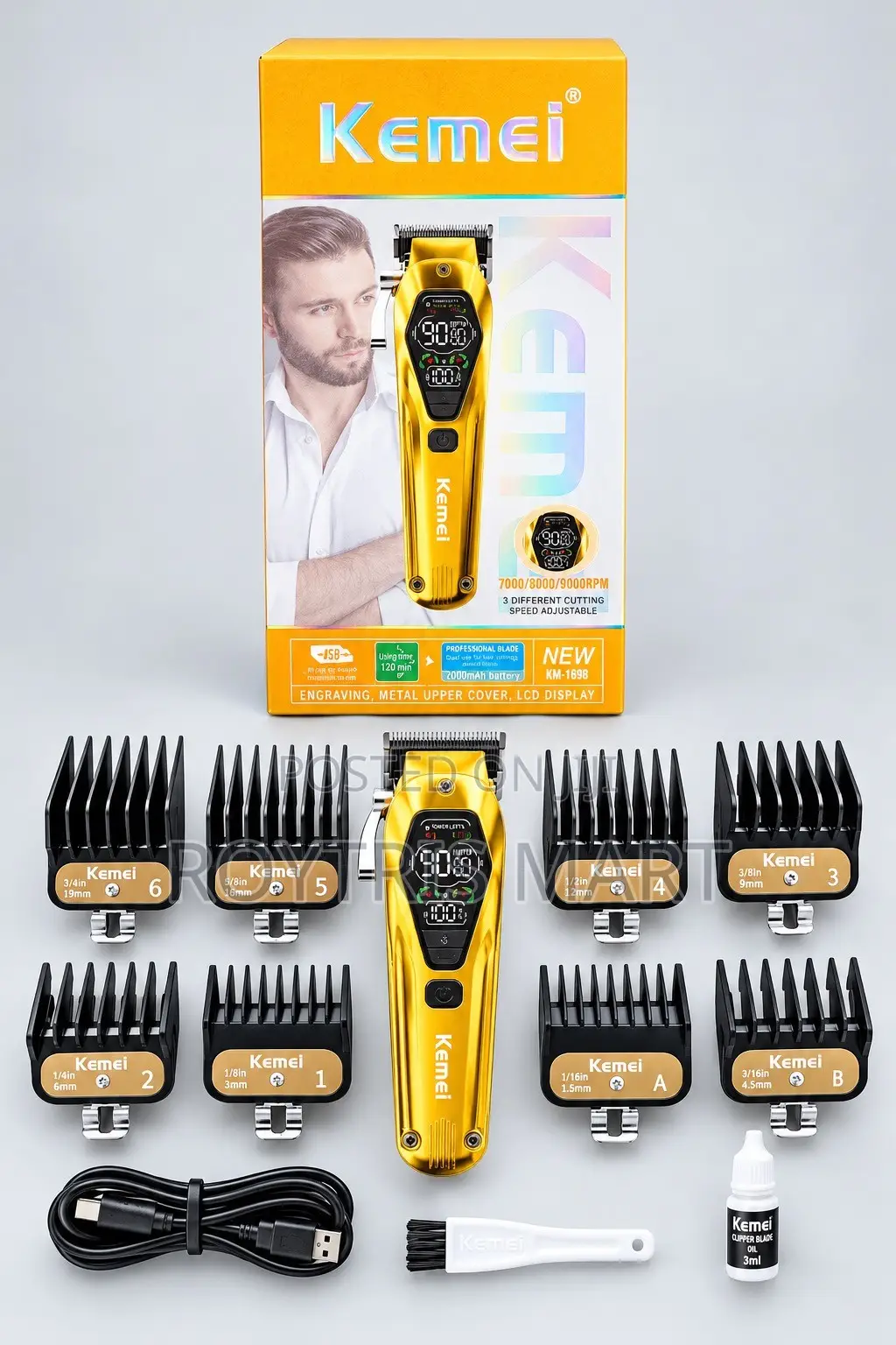 Kemei KM-1698 Professional Hair Clipper